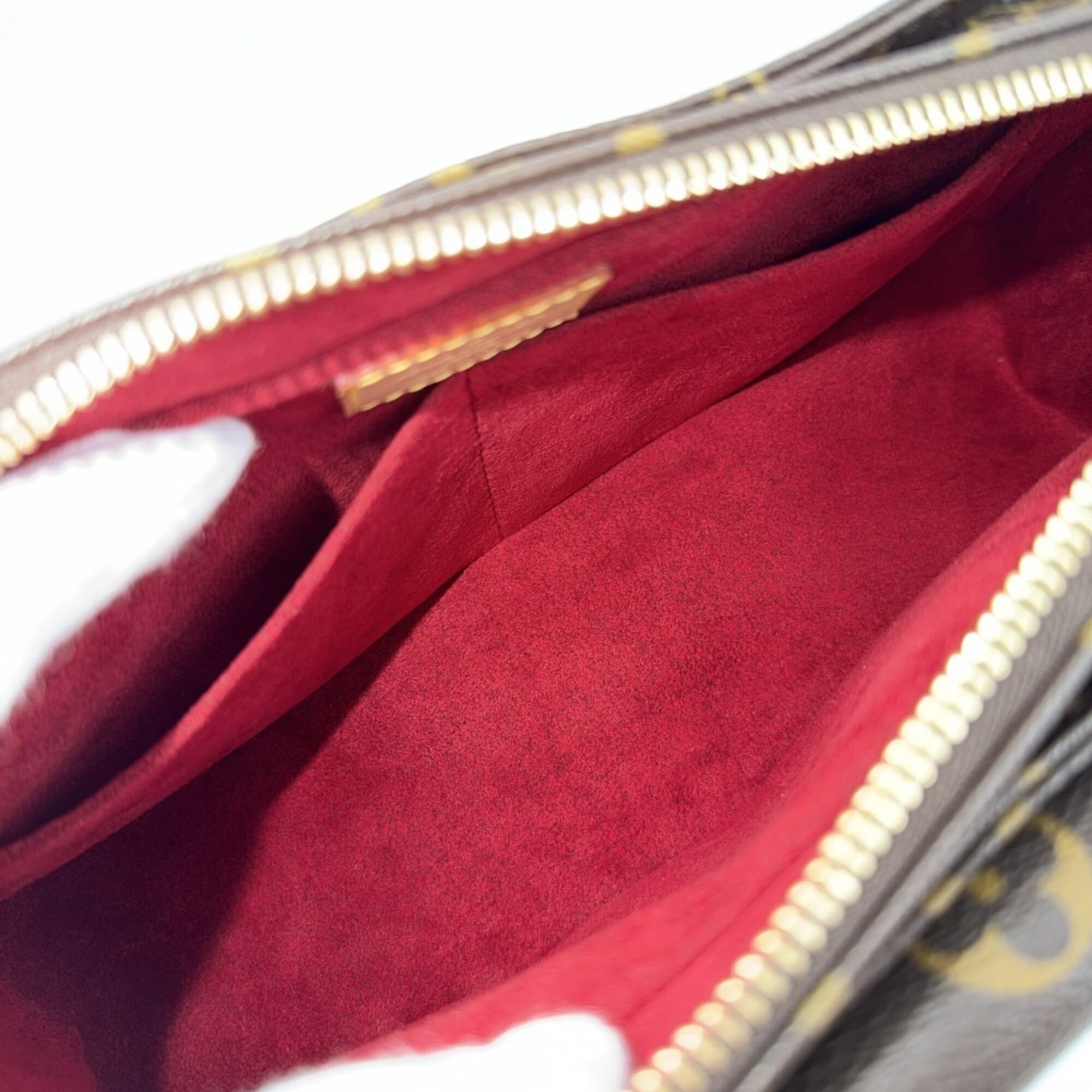 Louis Vuitton Brown Monogram Canvas Handbag Shoulder Bag (Pre-Owned)