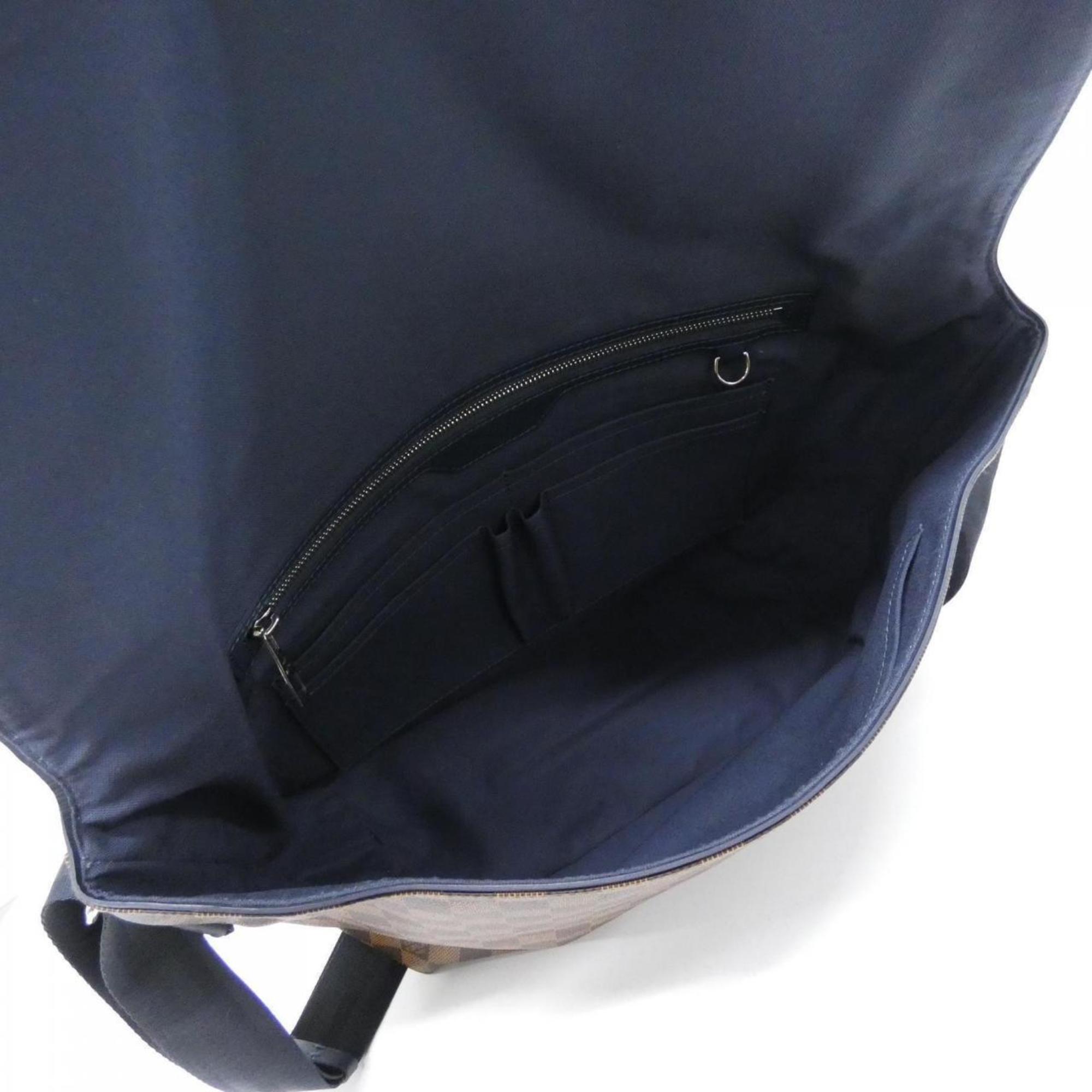 Louis Vuitton Blue Ebene Coated Canvas Shoulder Bag (Pre-Owned)