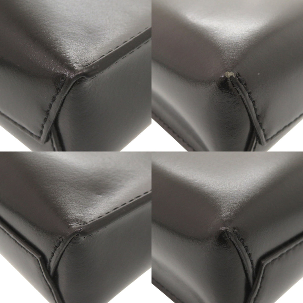 Marni Black Leather Handbag Shoulder Bag (Pre-Owned)
