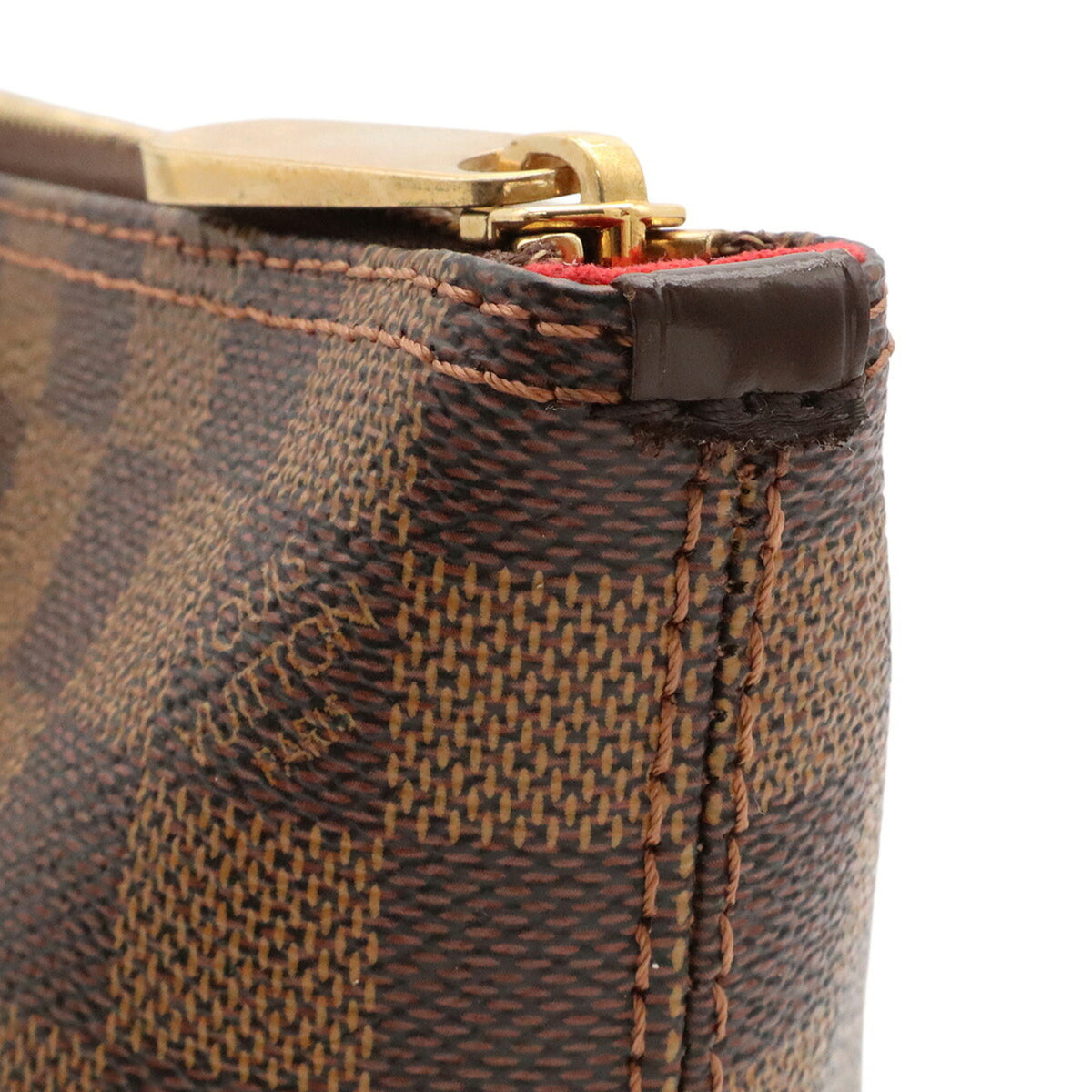Louis Vuitton Damier Brown Pvc Handbag Tote Bag (Pre-Owned)