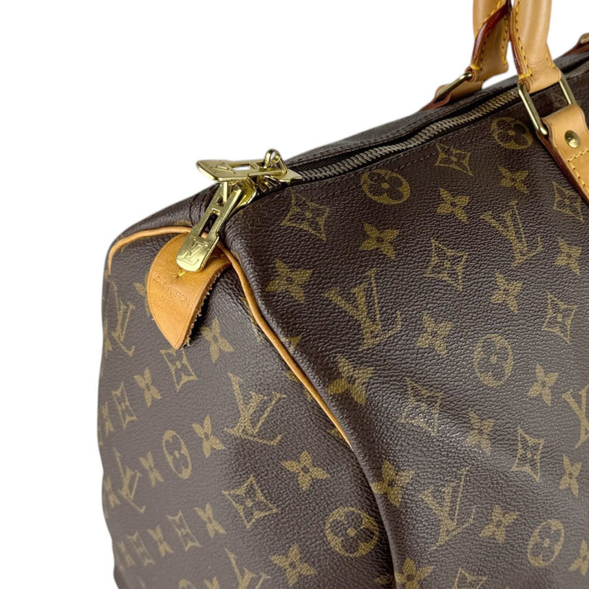 Louis Vuitton Brown Monogram Monogram Boston Bag Handbag (Pre-Owned)