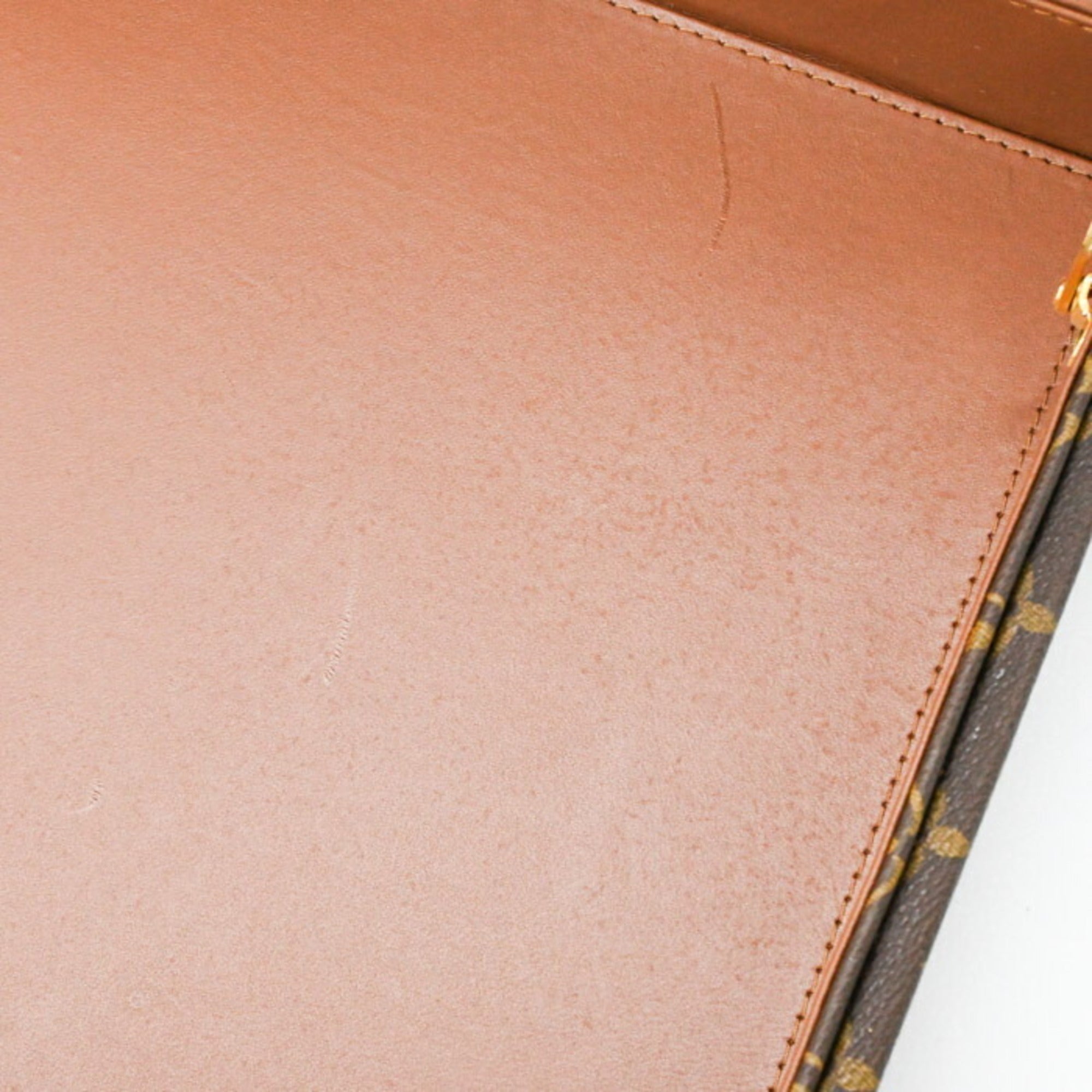 Louis Vuitton Brown Monogram Leather Attaché Case (Pre-Owned)