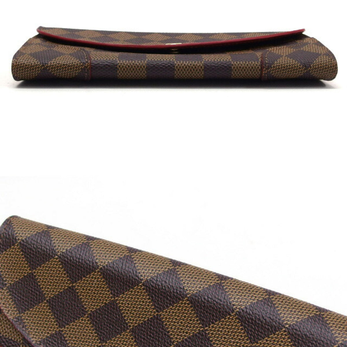 Louis Vuitton Cerise Damier Canvas Long Wallet (Bi-Fold) (Pre-Owned)