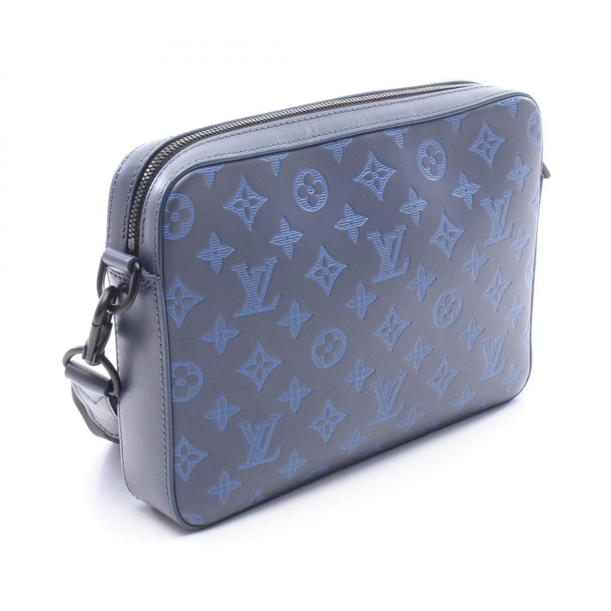 Louis Vuitton Navy Monogram Shadow Handbag Pouch Shoulder Bag (Pre-Owned)