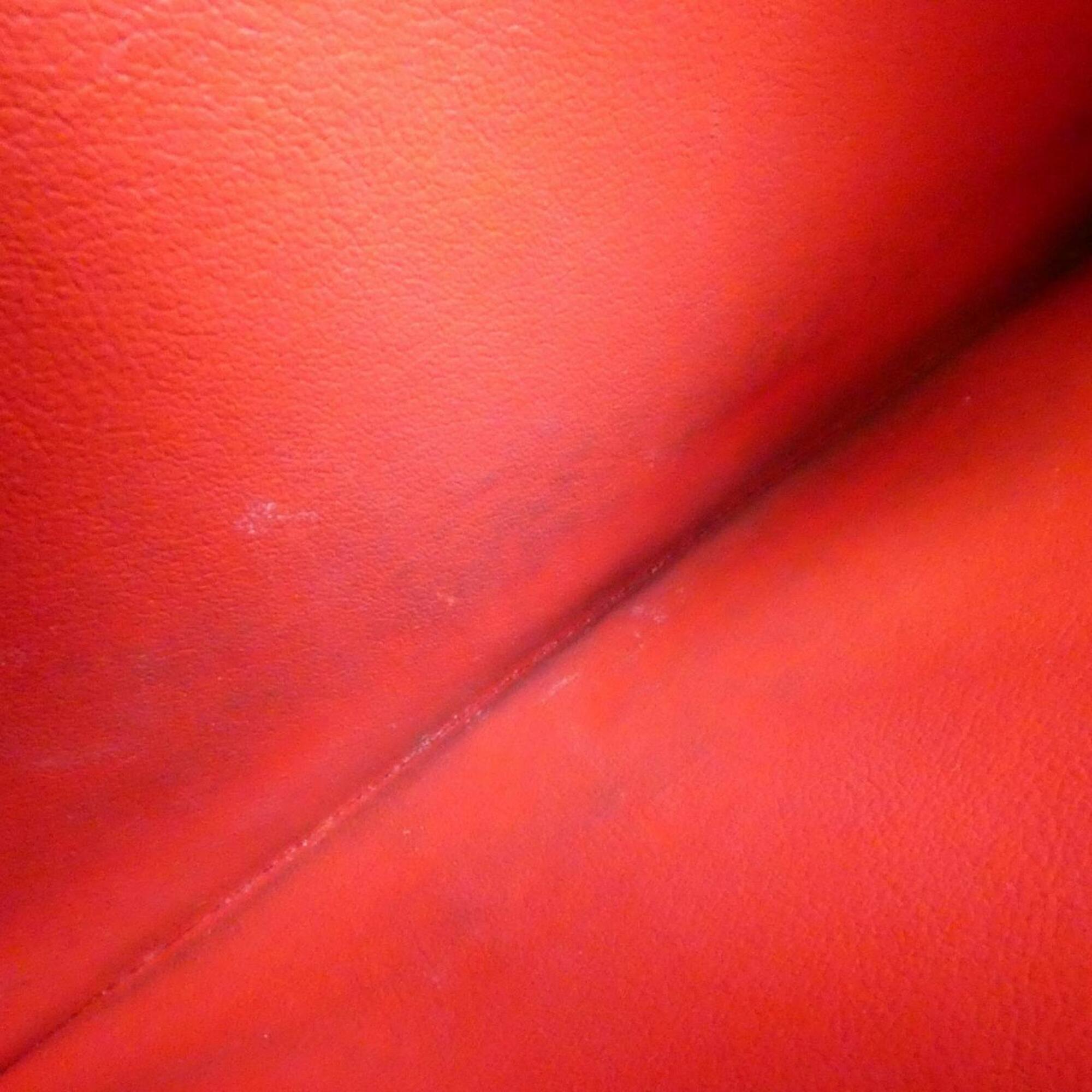 Louis Vuitton Marron Rouge Coated Canvas Long Wallet (Bi-Fold) (Pre-Owned)
