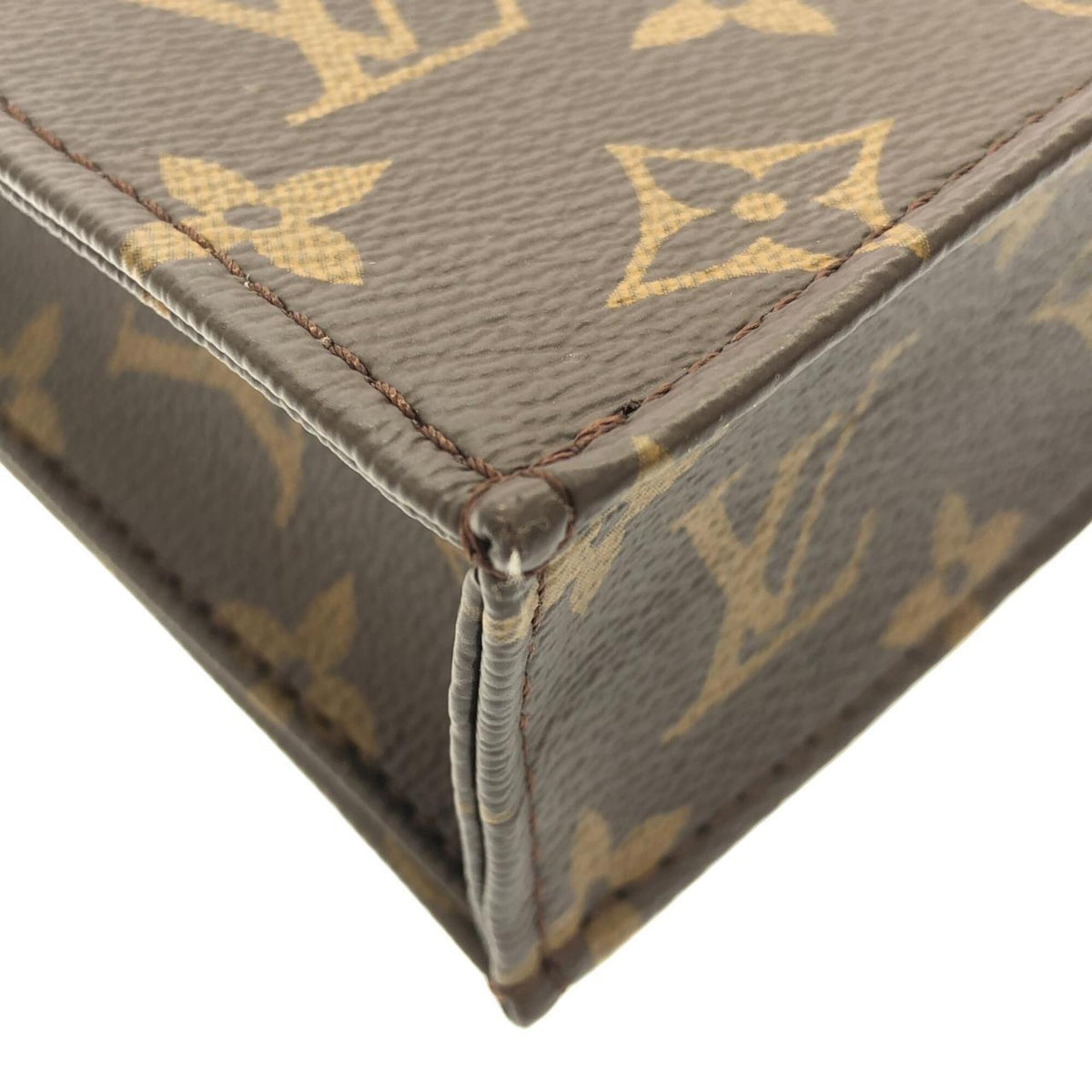 Louis Vuitton Marron Coated Canvas Handbag (Pre-Owned)