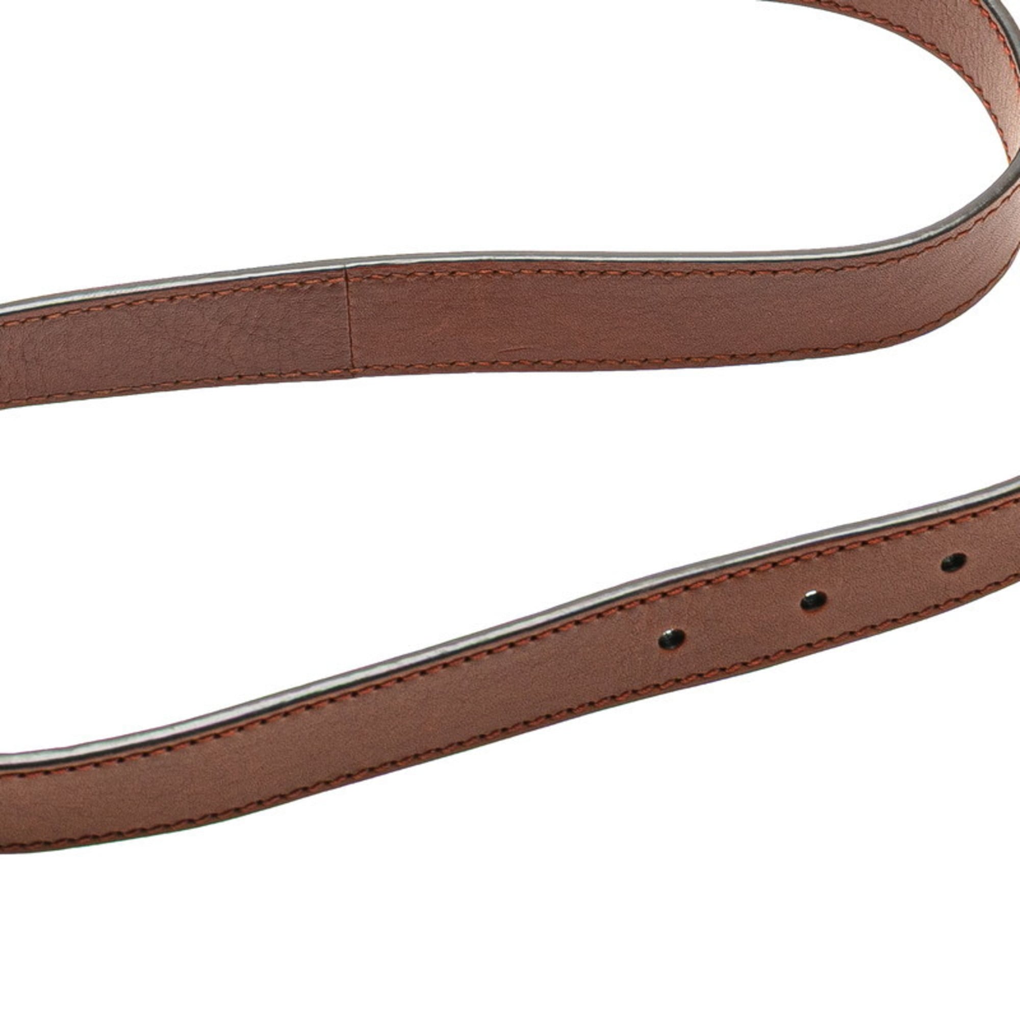 Saint Laurent Brown Pvc Leather Shoulder Bag (Pre-Owned)