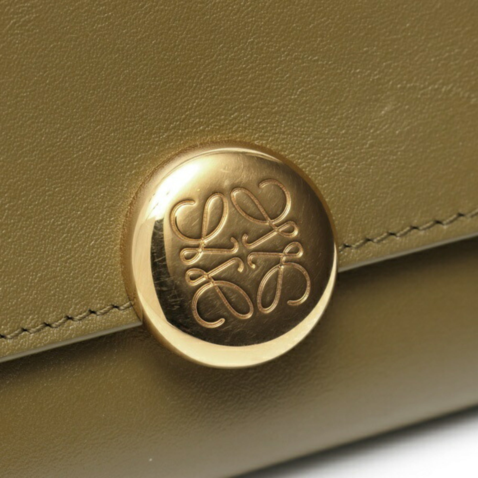Loewe Khaki Wallet (Tri-Fold) (Pre-Owned)
