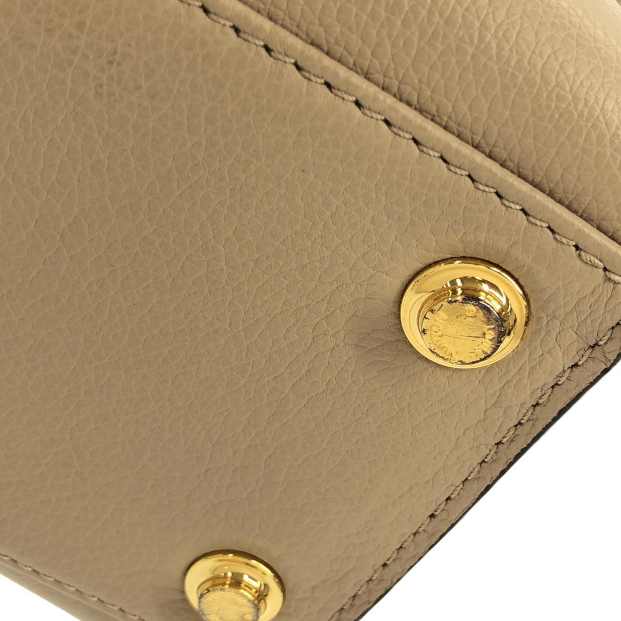 Louis Vuitton Galle Leather Handbag (Pre-Owned)