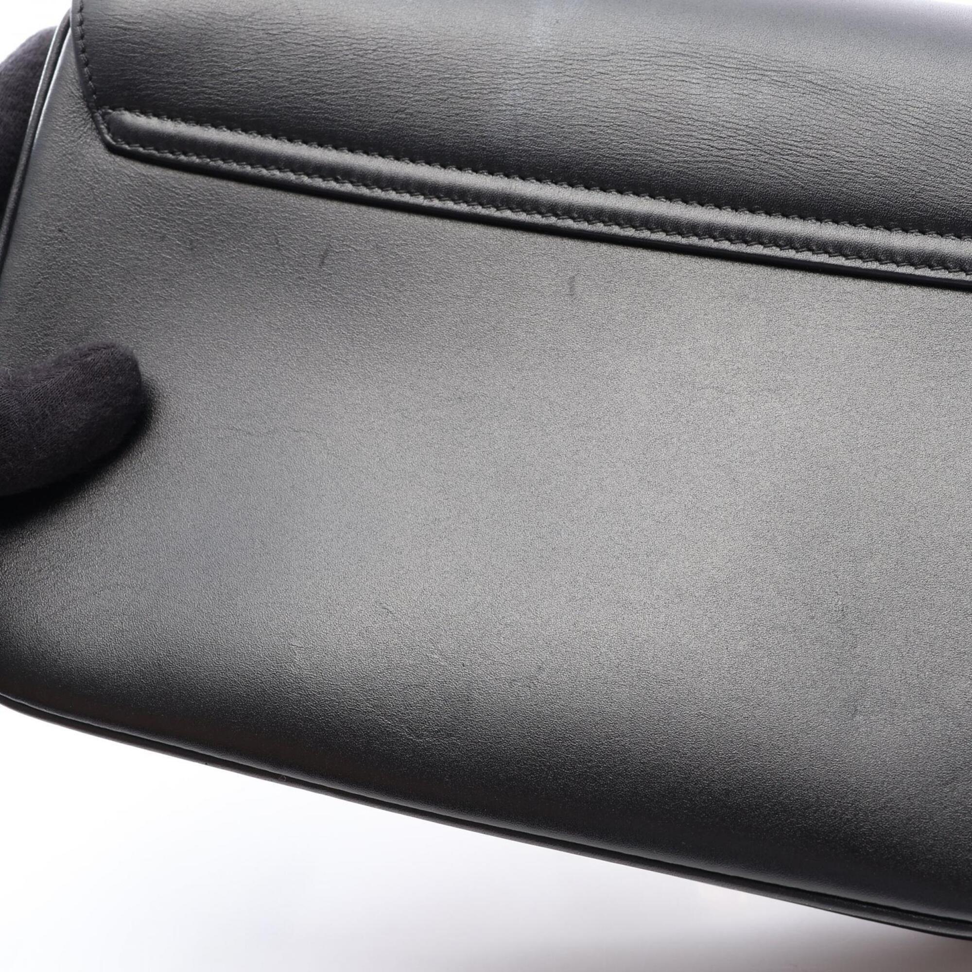 Celine Black Leather Handbag Shoulder Bag (Pre-Owned)