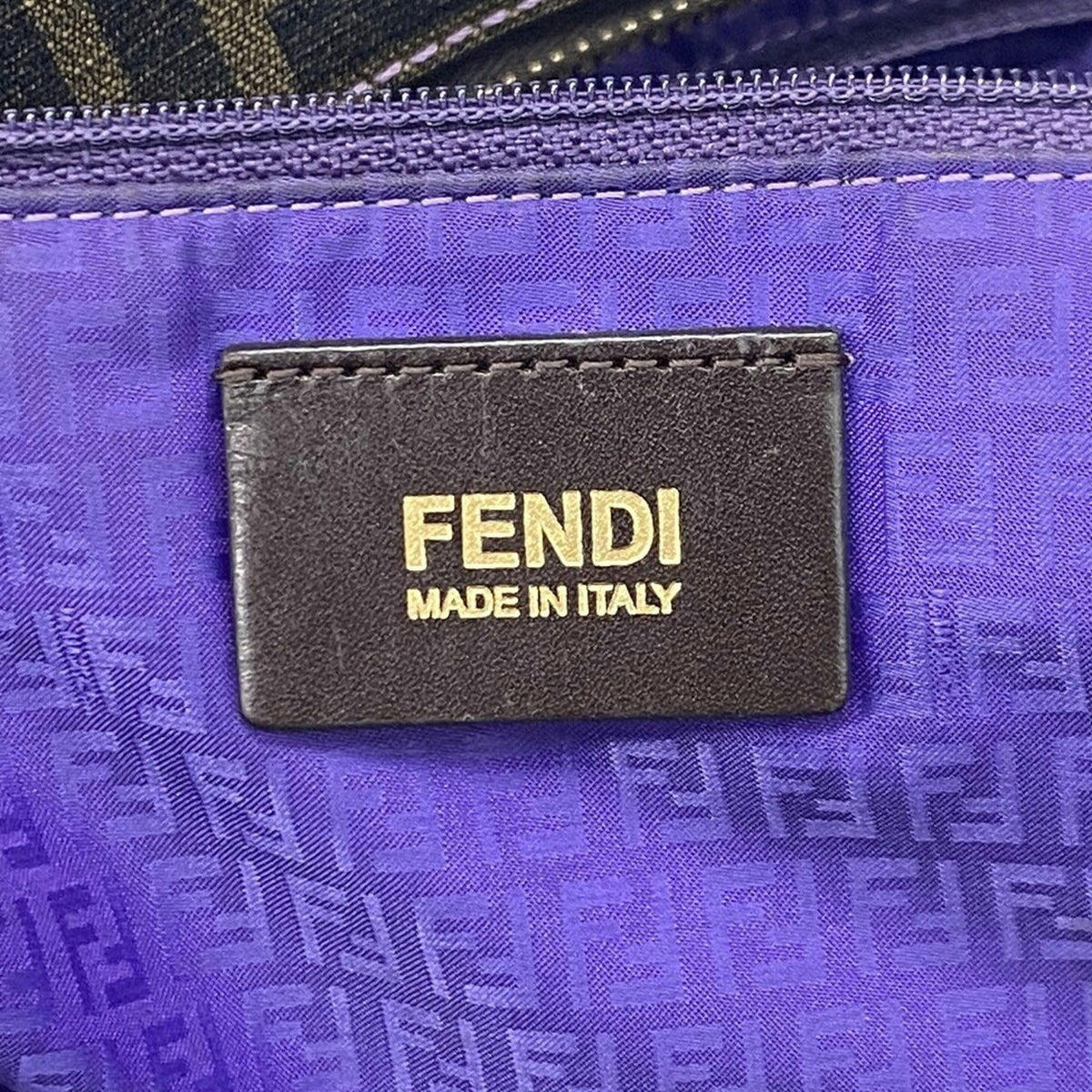 Fendi Brown Pvc Tote Bag (Pre-Owned)