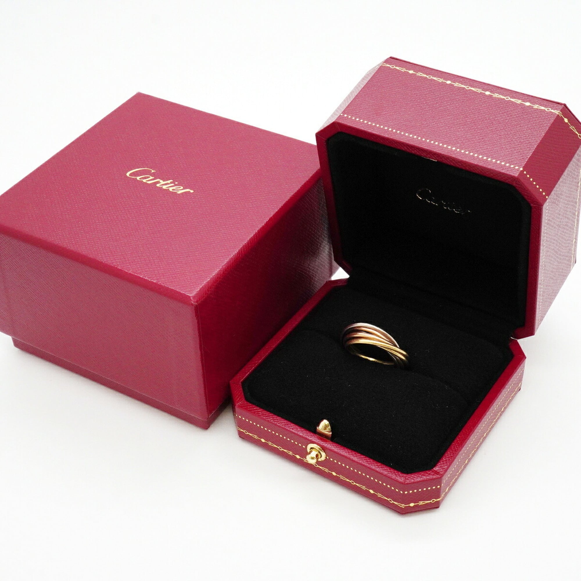 Cartier Yellow Gold (18K) Pink Gold (18K) White Gold (18K) Band Ring (Pre-Owned)