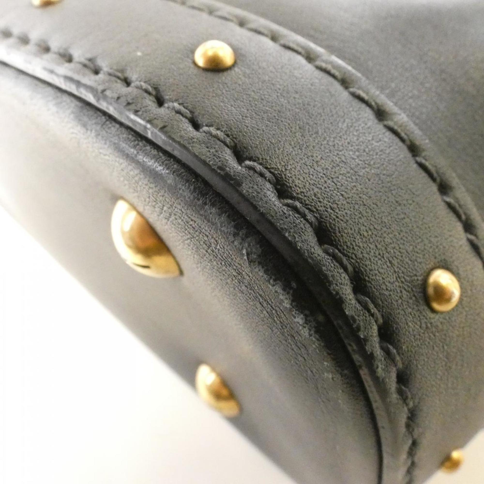Christian Dior Black Leather Handbag (Pre-Owned)