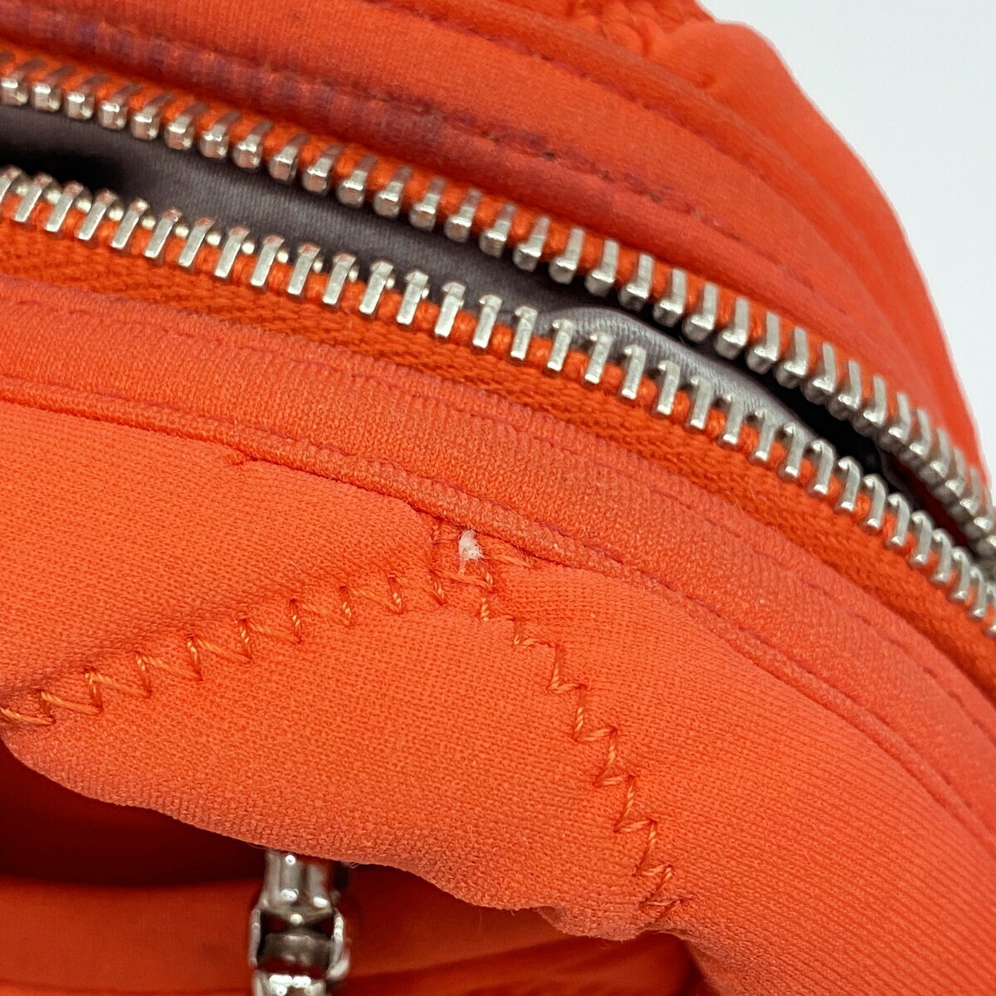 Chanel Red Color Nylon Shoulder Bag (Pre-Owned)