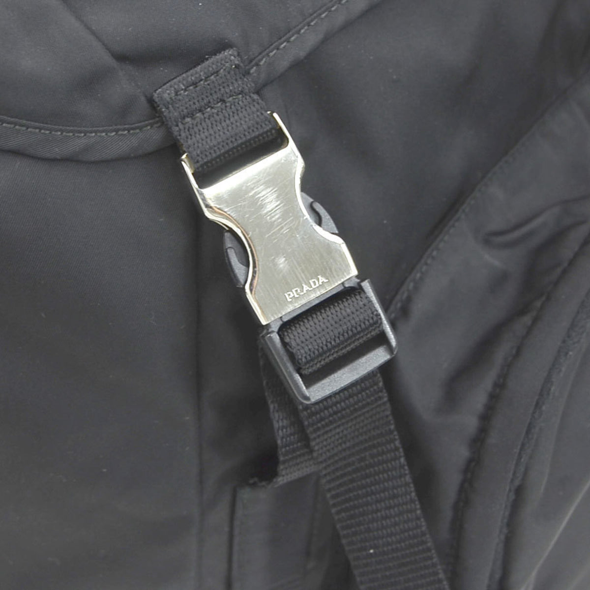 Prada Black Nylon Backpack (Pre-Owned)