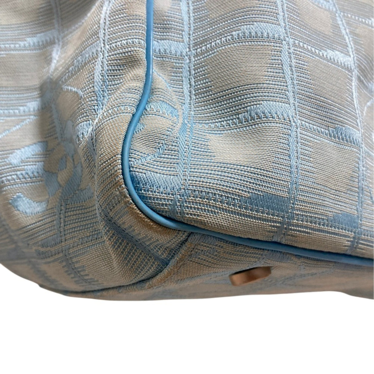 Chanel Blue New Travel Line Tote Bag (Pre-Owned)