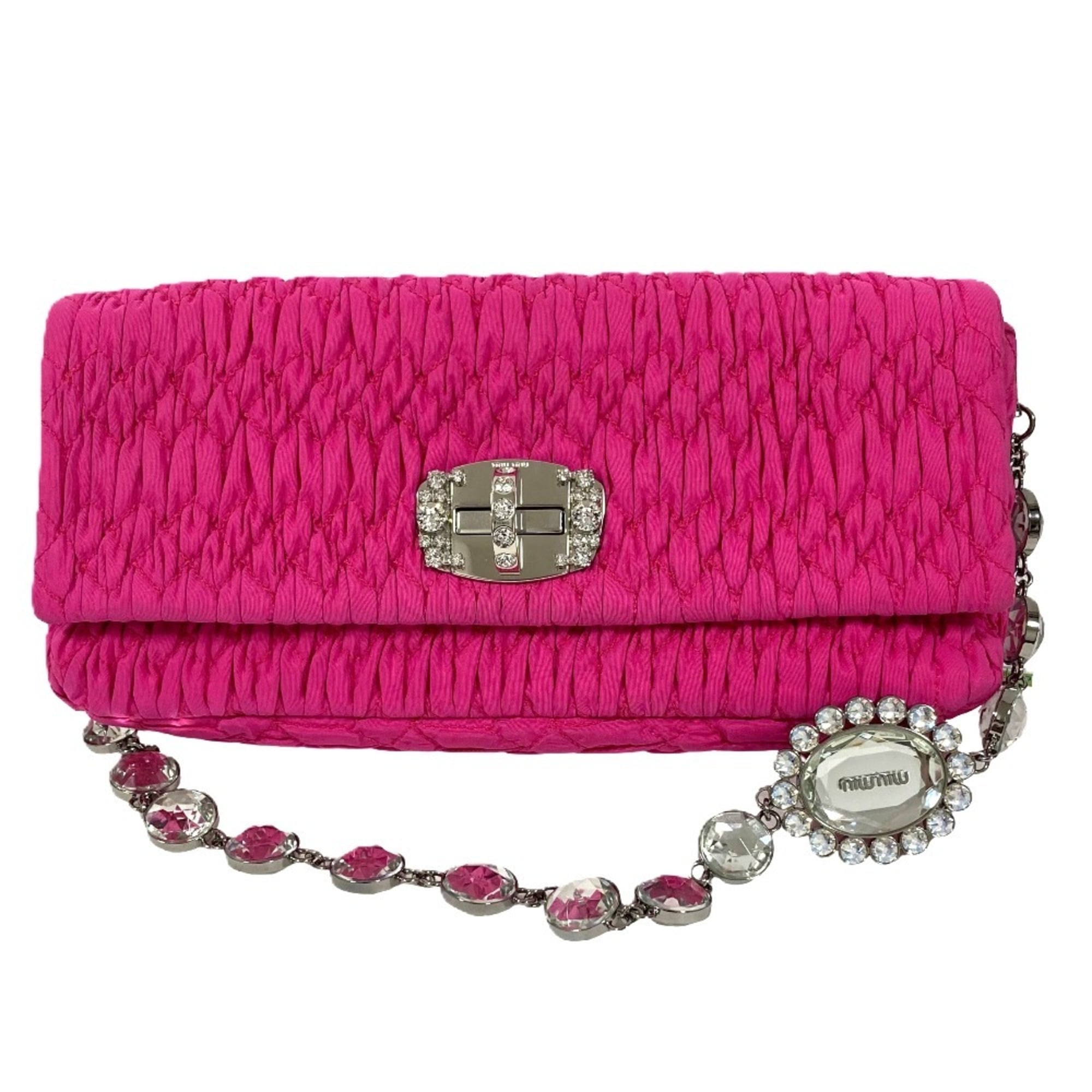Miu Miu Matelasse Pink Shoulder Bag (Pre-Owned)