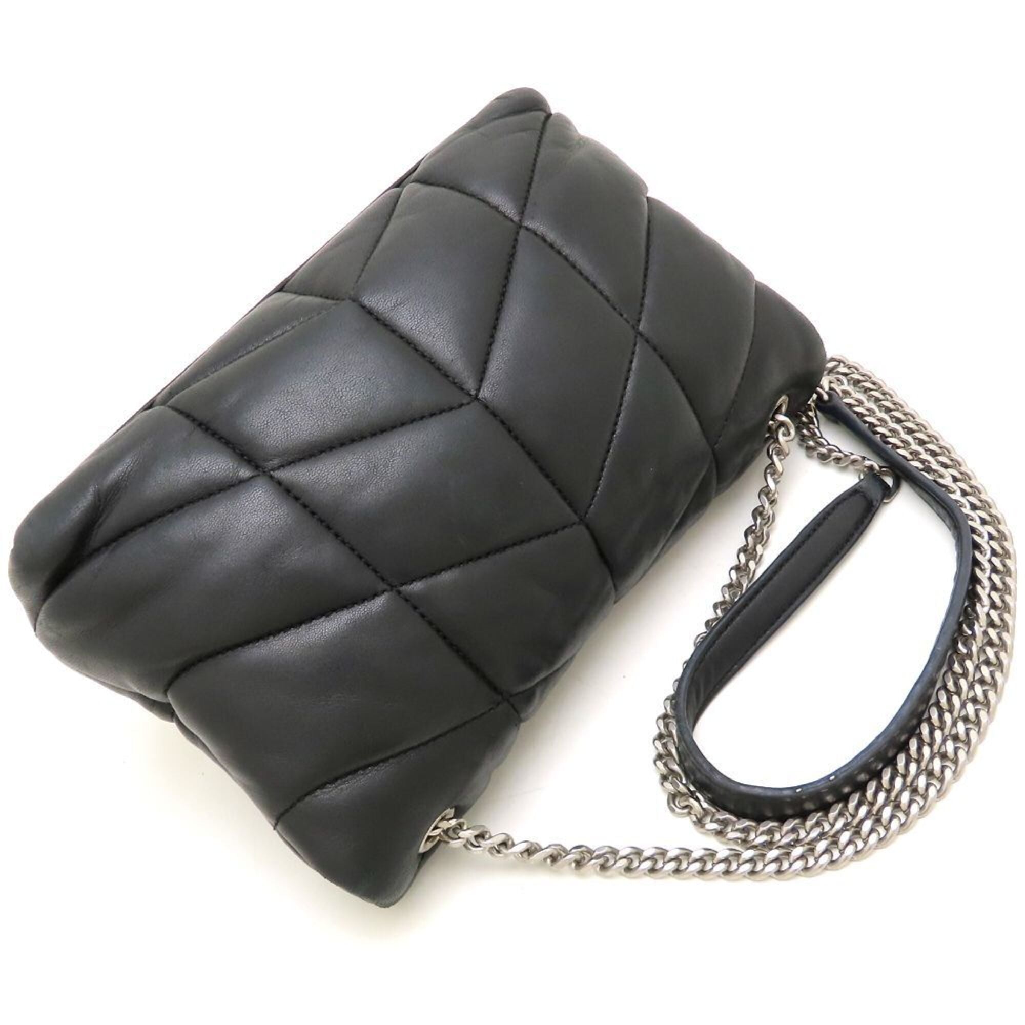Yves Saint Laurent Black Leather Shoulder Bag (Pre-Owned)