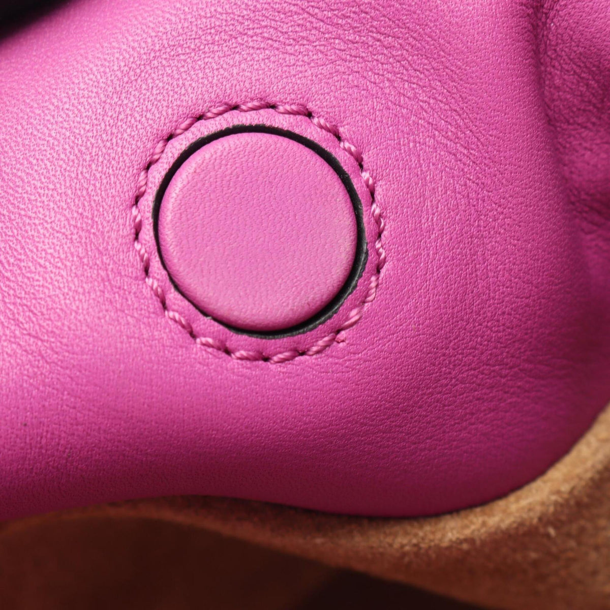 Loewe Purple Leather Handbag Shoulder Bag (Pre-Owned)