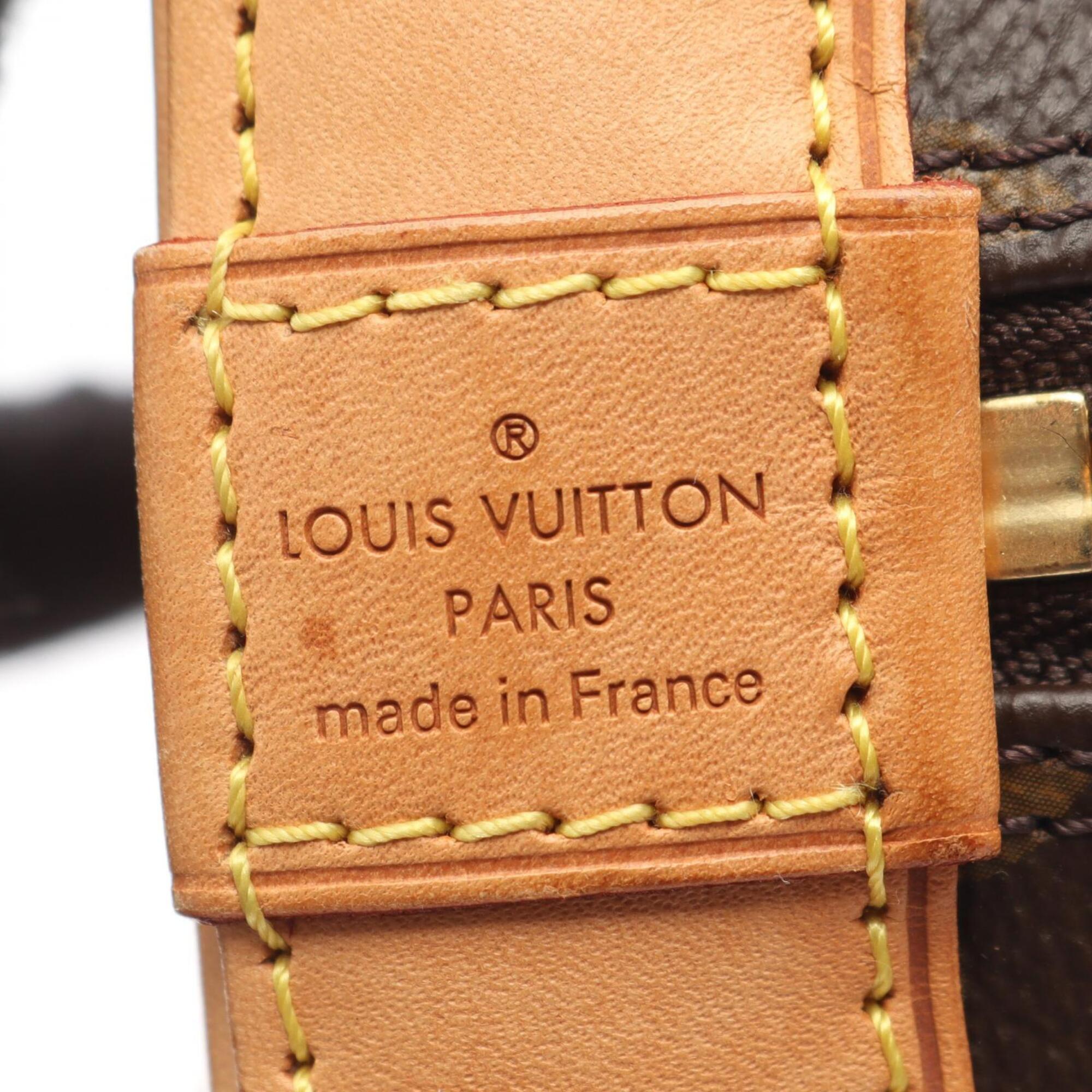 Louis Vuitton Brown Coated Canvas Leather Handbag (Pre-Owned)