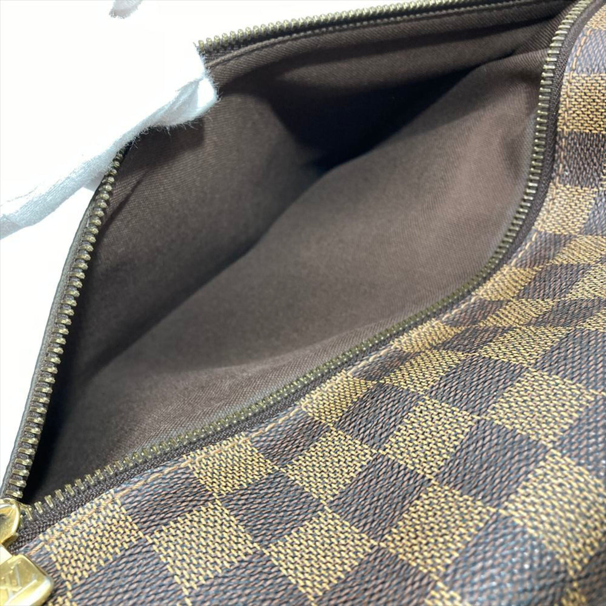 Louis Vuitton Damier Brown Damier Canvas Ebene Damier Canvas Shoulder Bag (Pre-Owned)