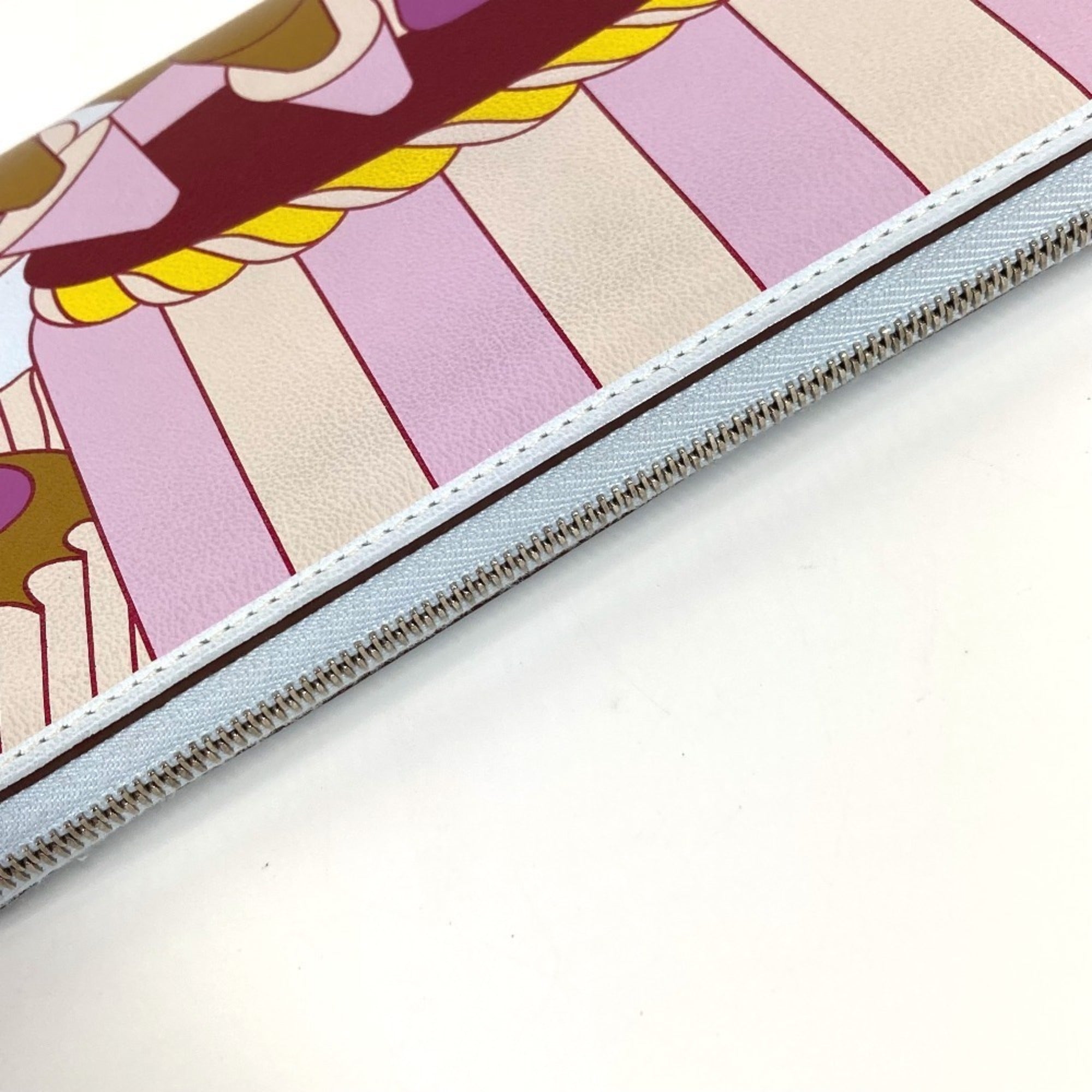 Hermes Silk'in Multi-Color Swift Leather Long Wallet (Bi-Fold) (Pre-Owned)