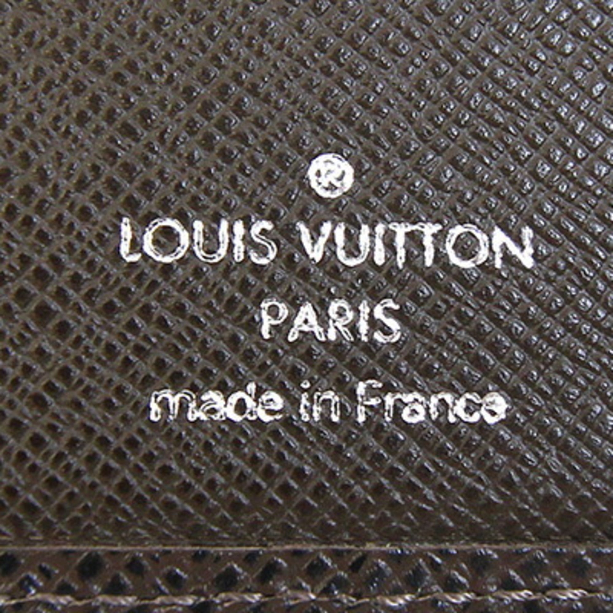 Louis Vuitton Grizzly Taiga Leather Long Bill Wallet (Bi-Fold) (Pre-Owned)
