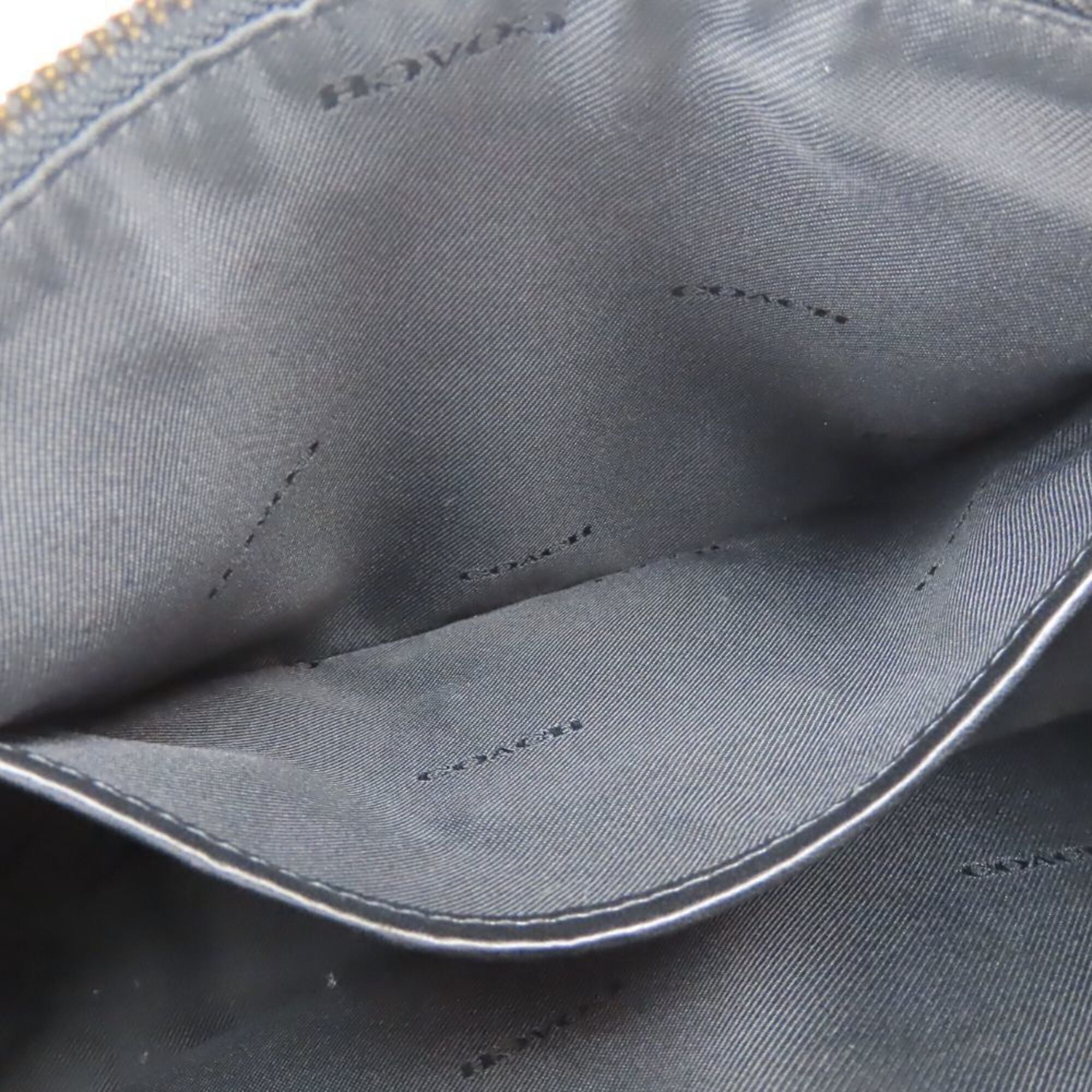 Coach Black Leather Shoulder Bag (Pre-Owned)