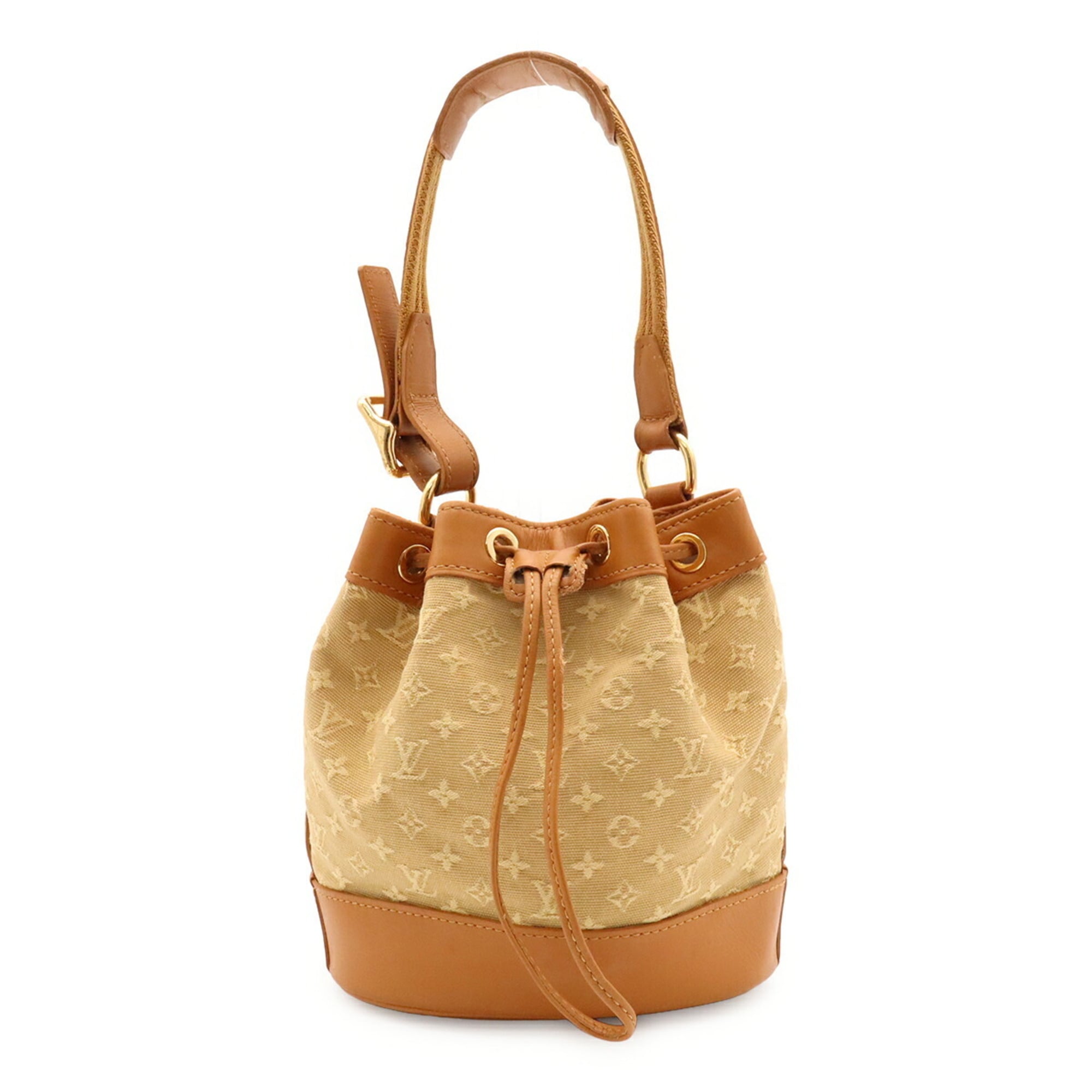 Louis Vuitton Monogram Mini Beige Brown Canvas Leather Handbag (Pre-Owned)