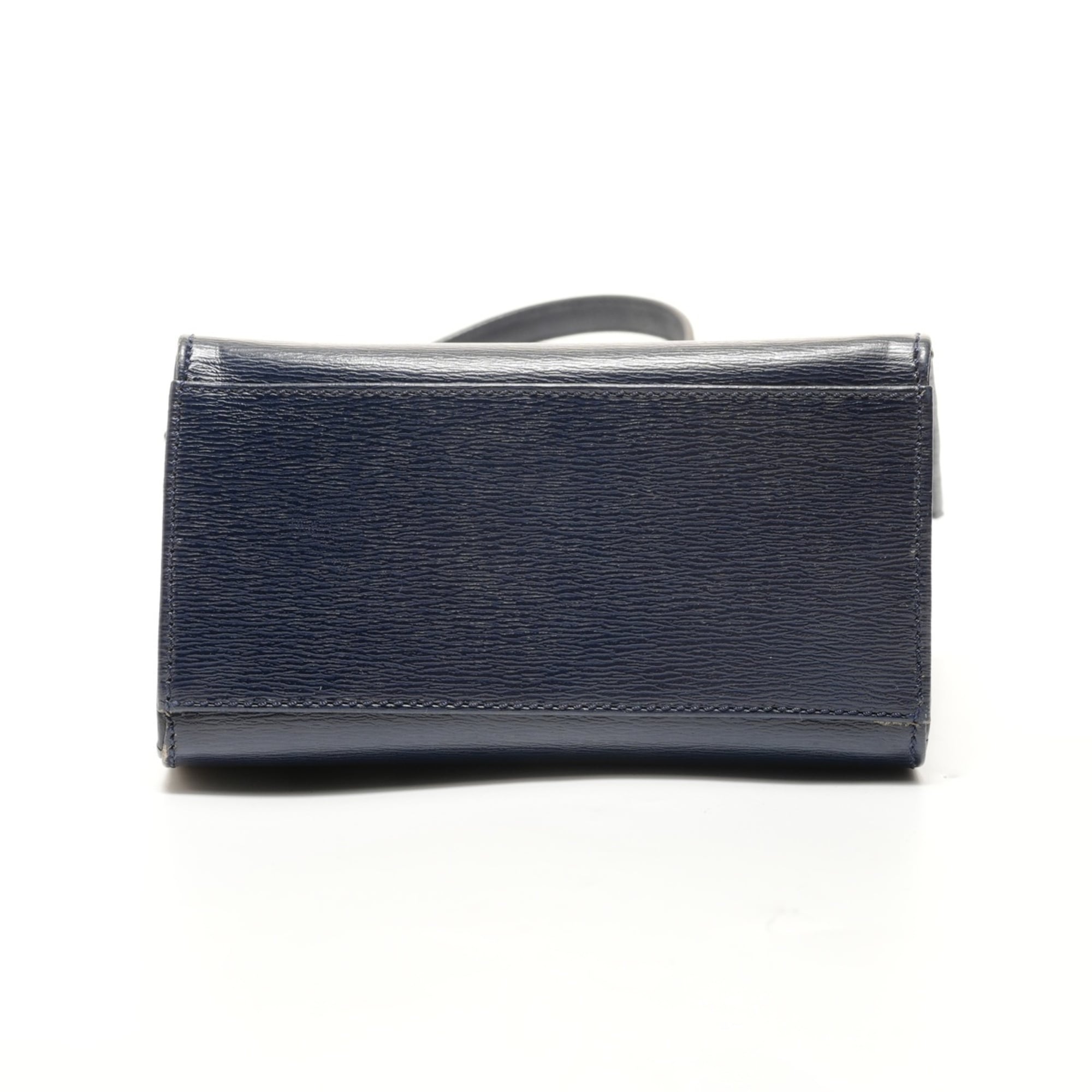 Christian Dior Navy Leather Handbag (Pre-Owned)