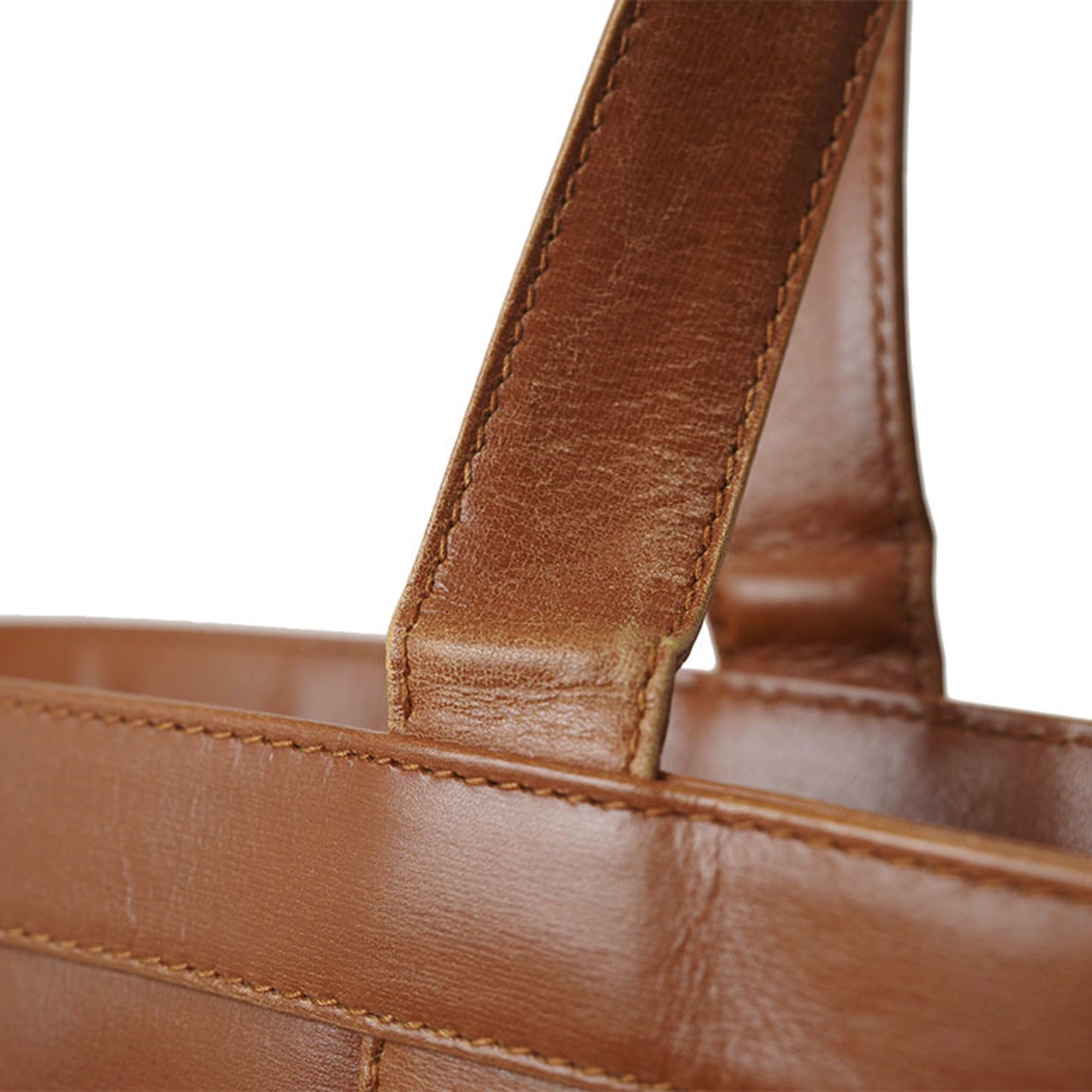 Gucci Brown Leather Tote Bag (Pre-Owned)