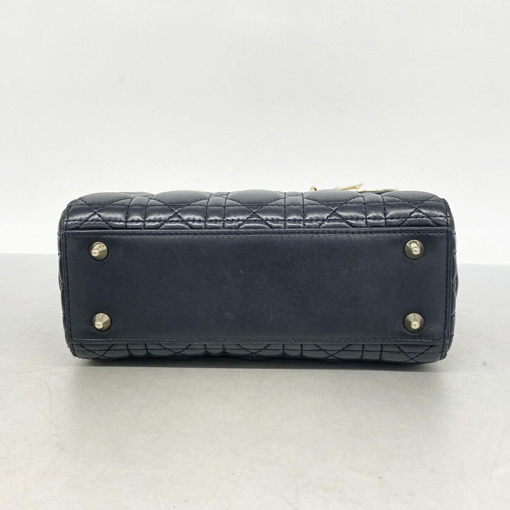 Christian Dior Black Leather Handbag (Pre-Owned)