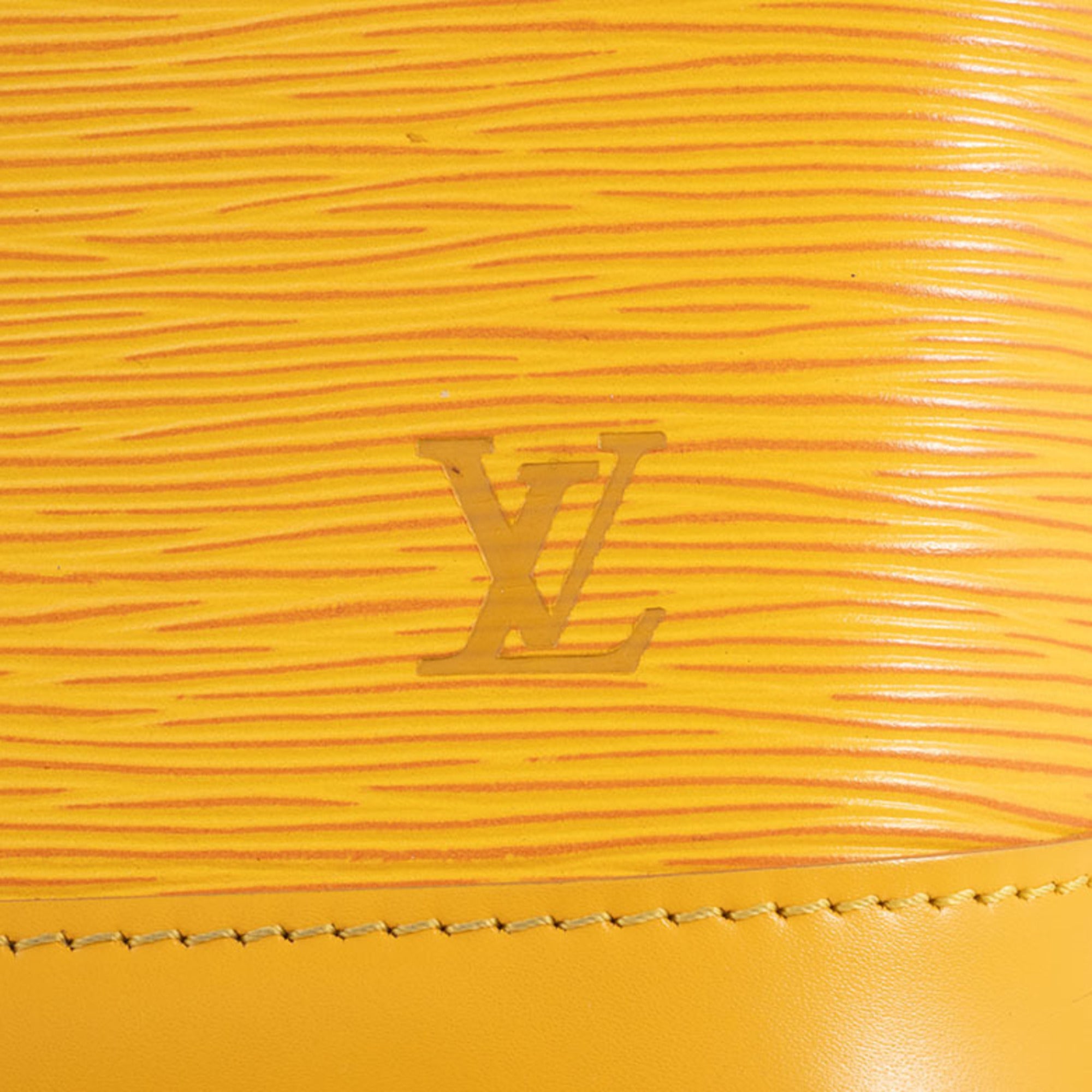Louis Vuitton Yellow Epi Leather Handbag (Pre-Owned)
