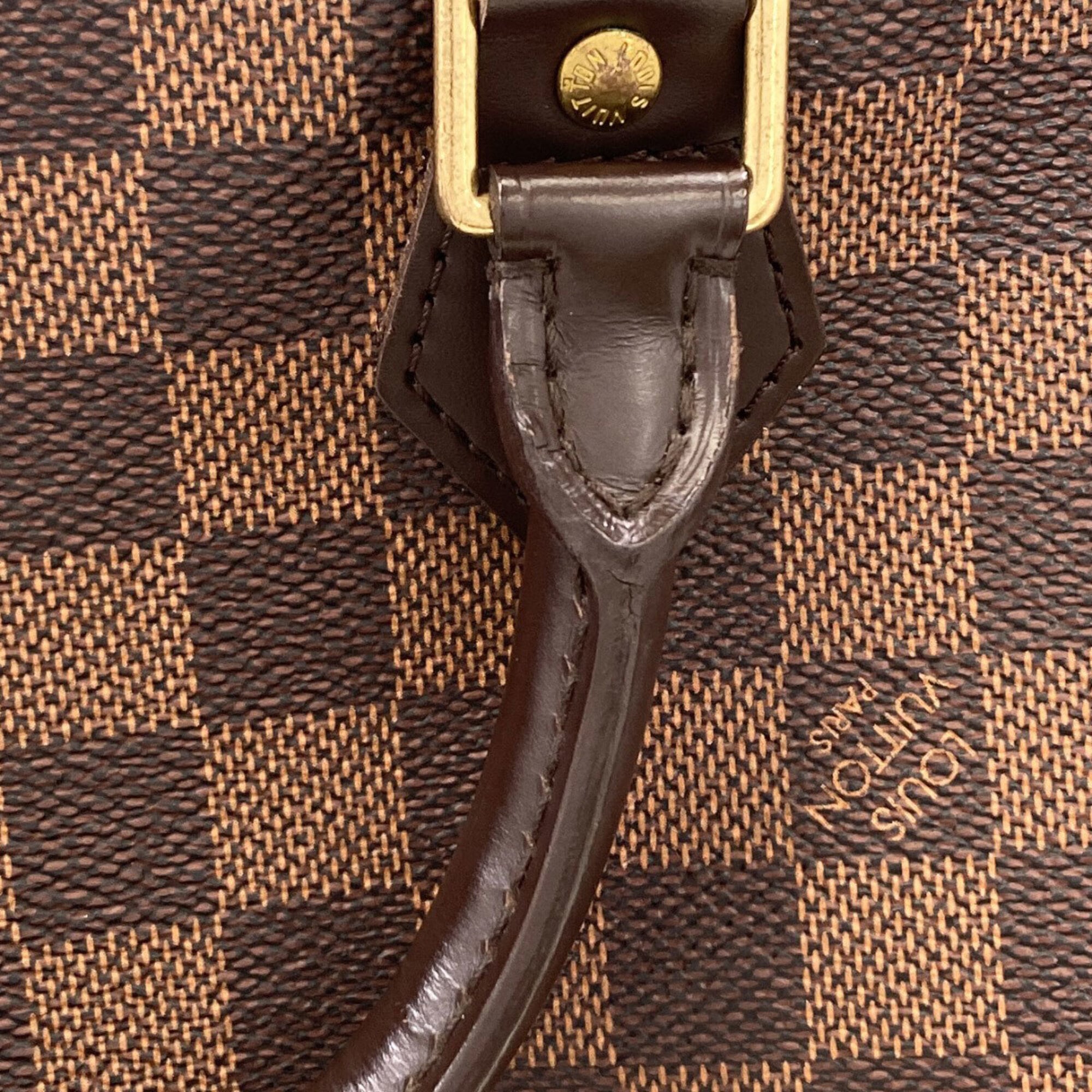 Louis Vuitton Damier Canvas Ebene Damier Canvas Handbag (Pre-Owned)