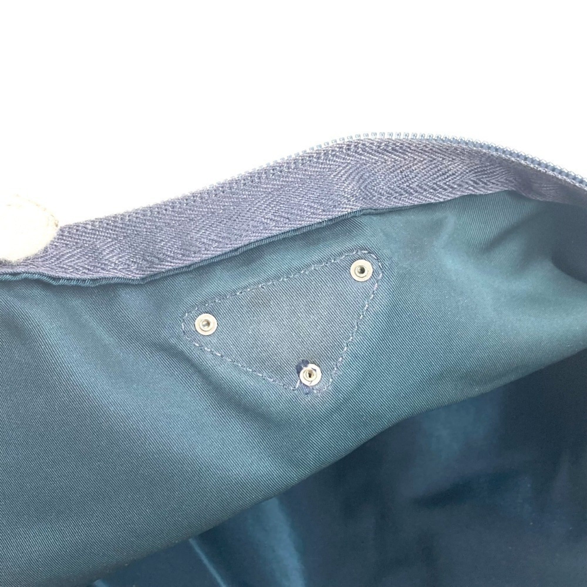Prada Blue Nylon Shoulder Bag (Pre-Owned)