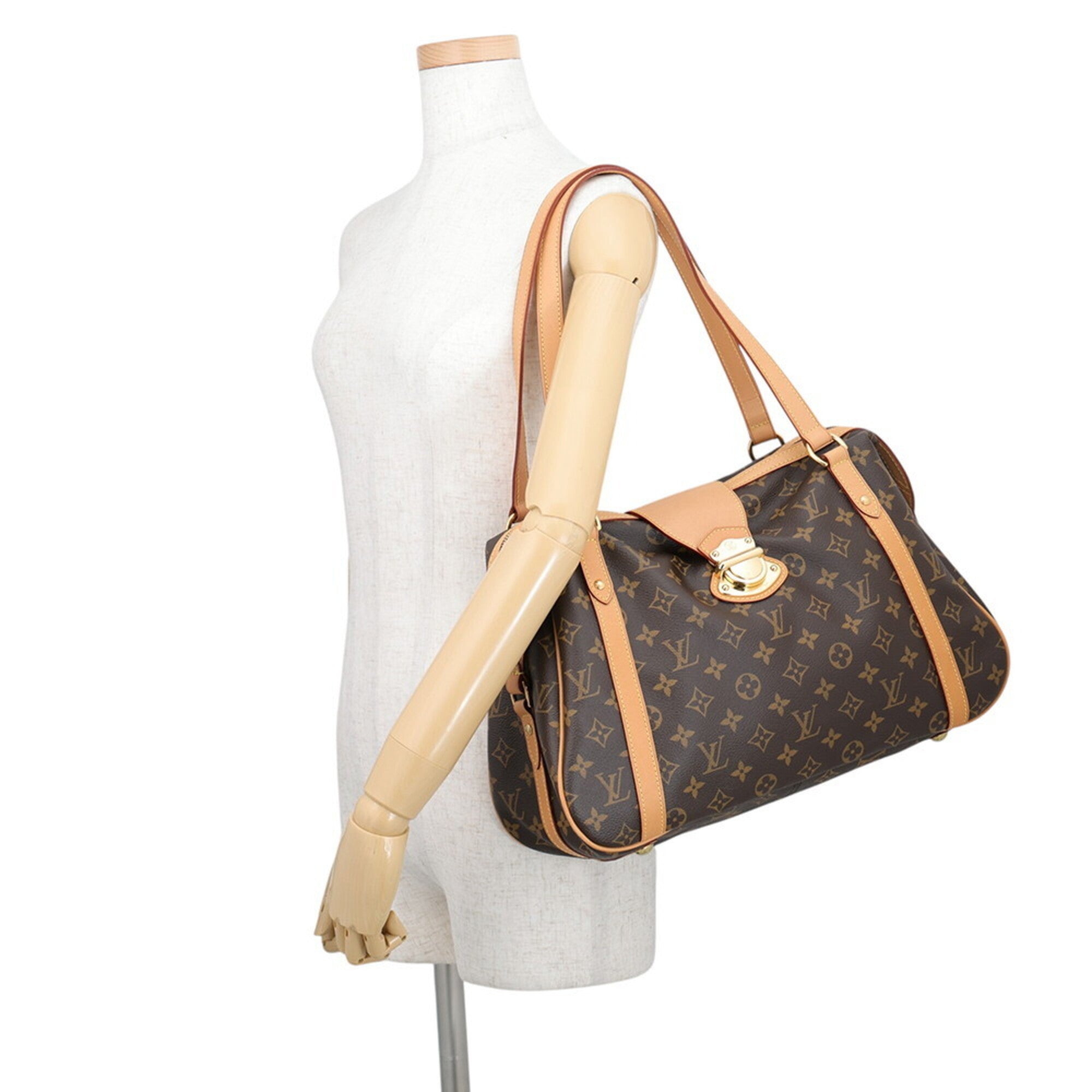 Louis Vuitton Brown Monogram Shoulder Bag (Pre-Owned)