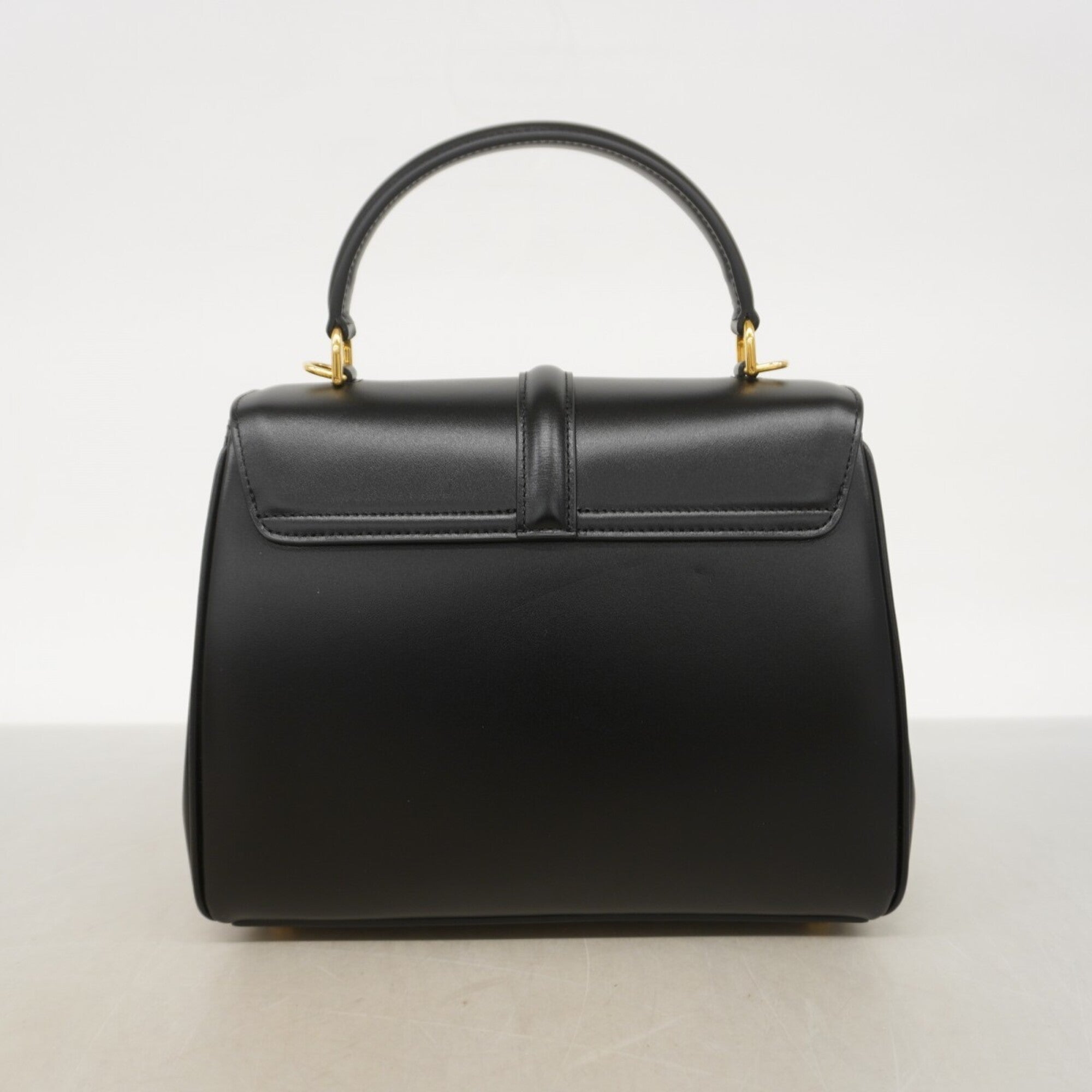 Celine Black Leather Handbag (Pre-Owned)