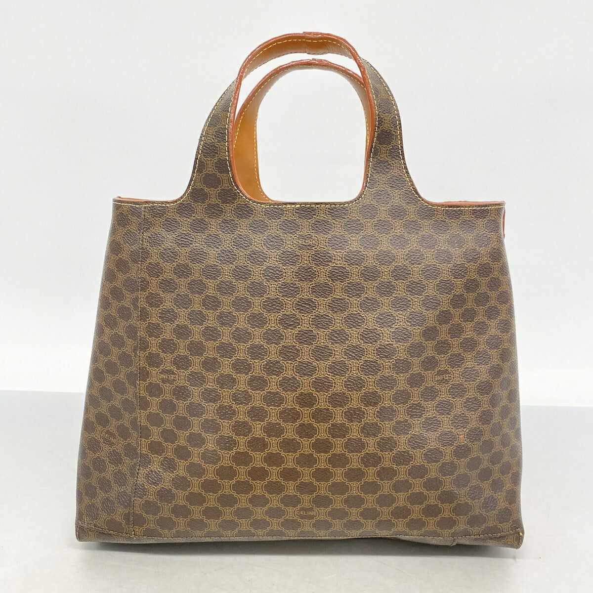Celine Brown Pvc Tote Bag (Pre-Owned)