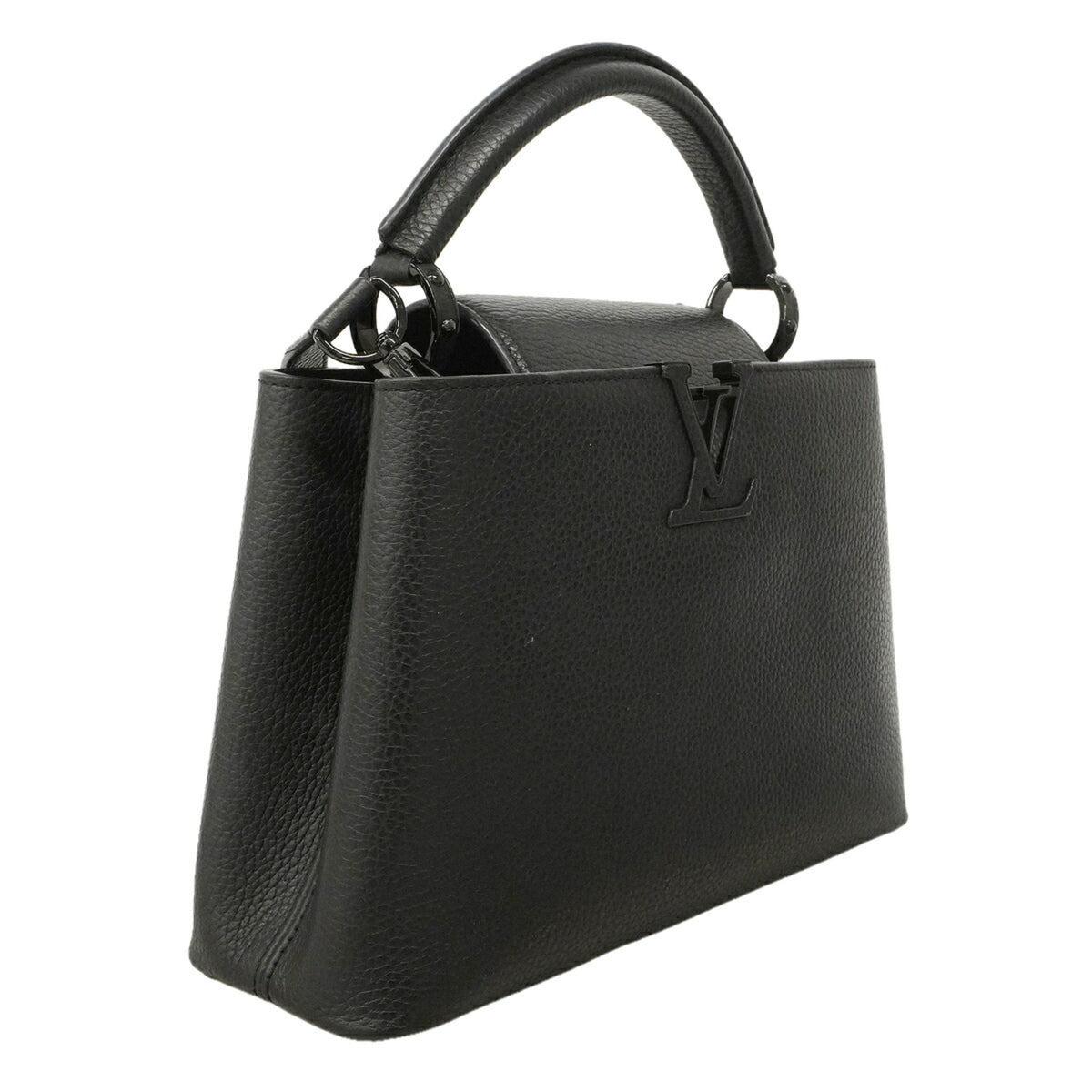Louis Vuitton Noir Handbag (Pre-Owned)