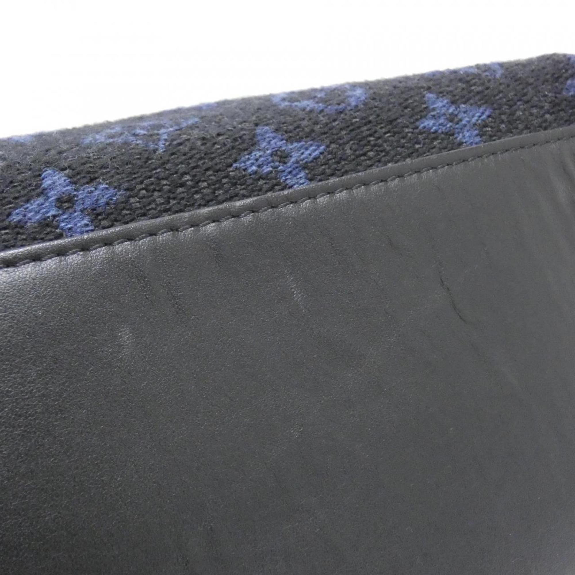 Louis Vuitton Blue Cobalt Jacquard Leather Handbag (Pre-Owned)