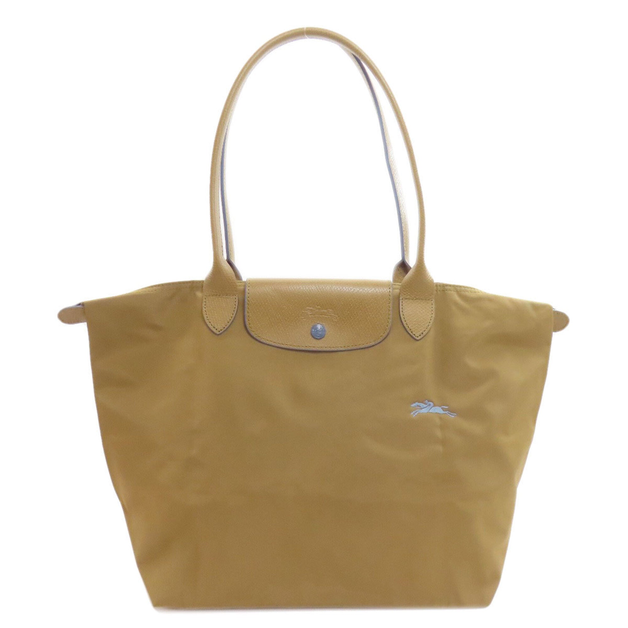 Longchamp Le Pliage Brown Nylon Tote Bag (Pre-Owned)