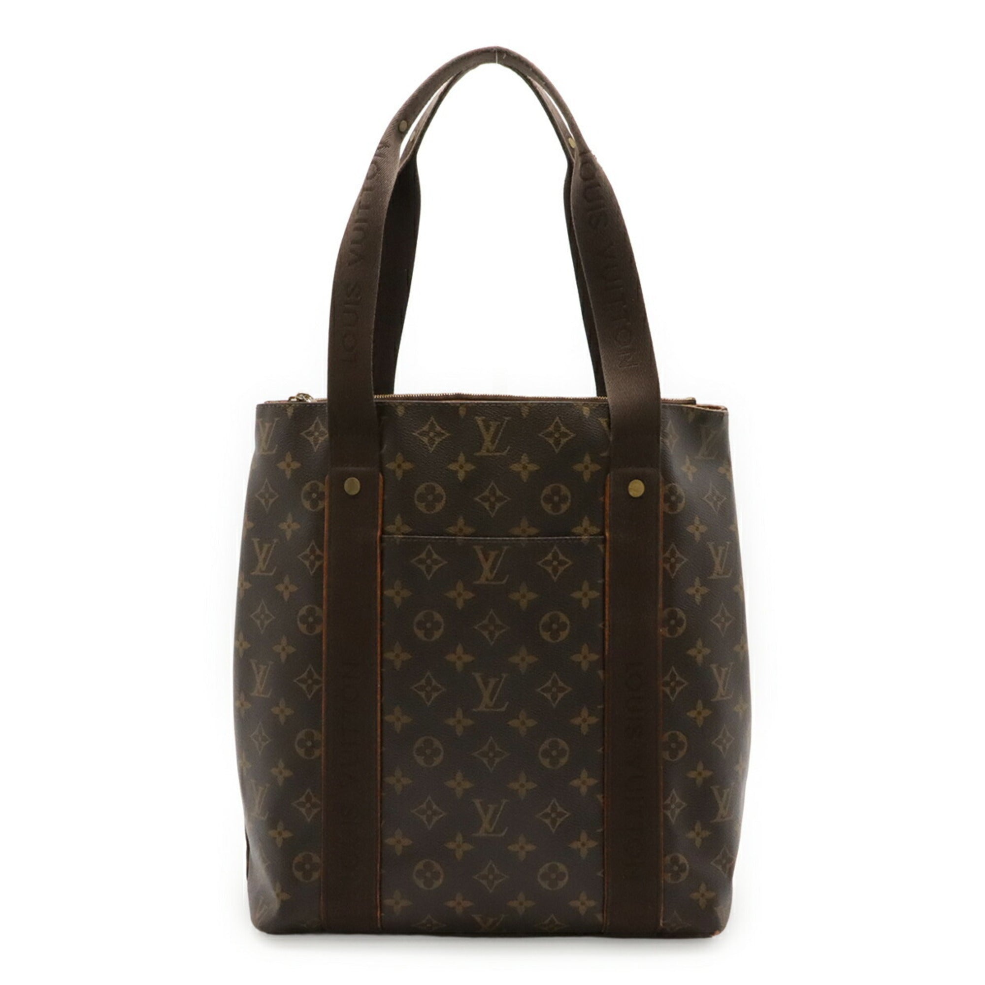 Louis Vuitton Brown Monogram Canvas Shoulder Bag Tote Bag (Pre-Owned)