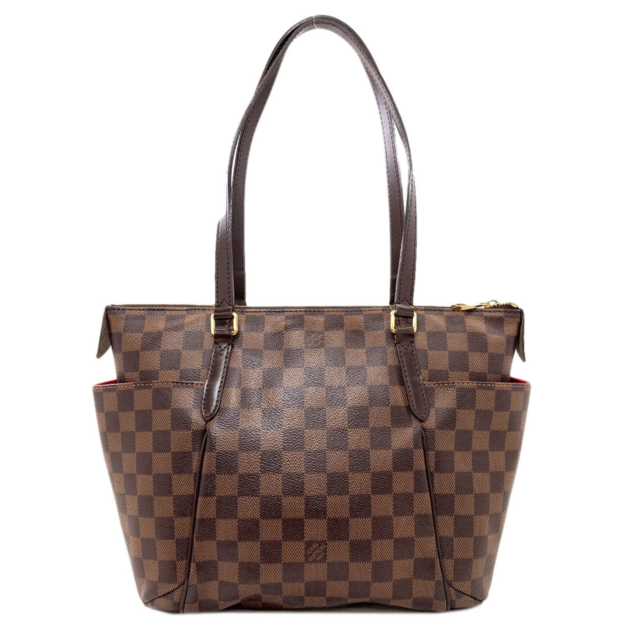Louis Vuitton Damier Canvas Ebene Damier Canvas Tote Bag (Pre-Owned)