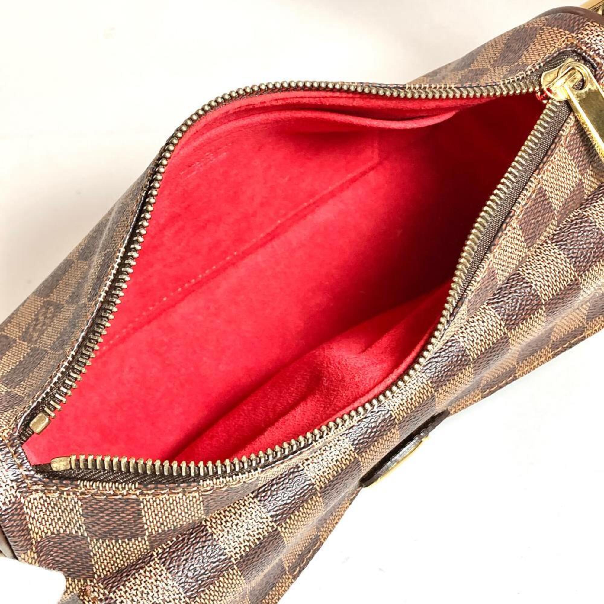 Louis Vuitton Damier Brown Damier Canvas Ebene Damier Canvas Shoulder Bag (Pre-Owned)