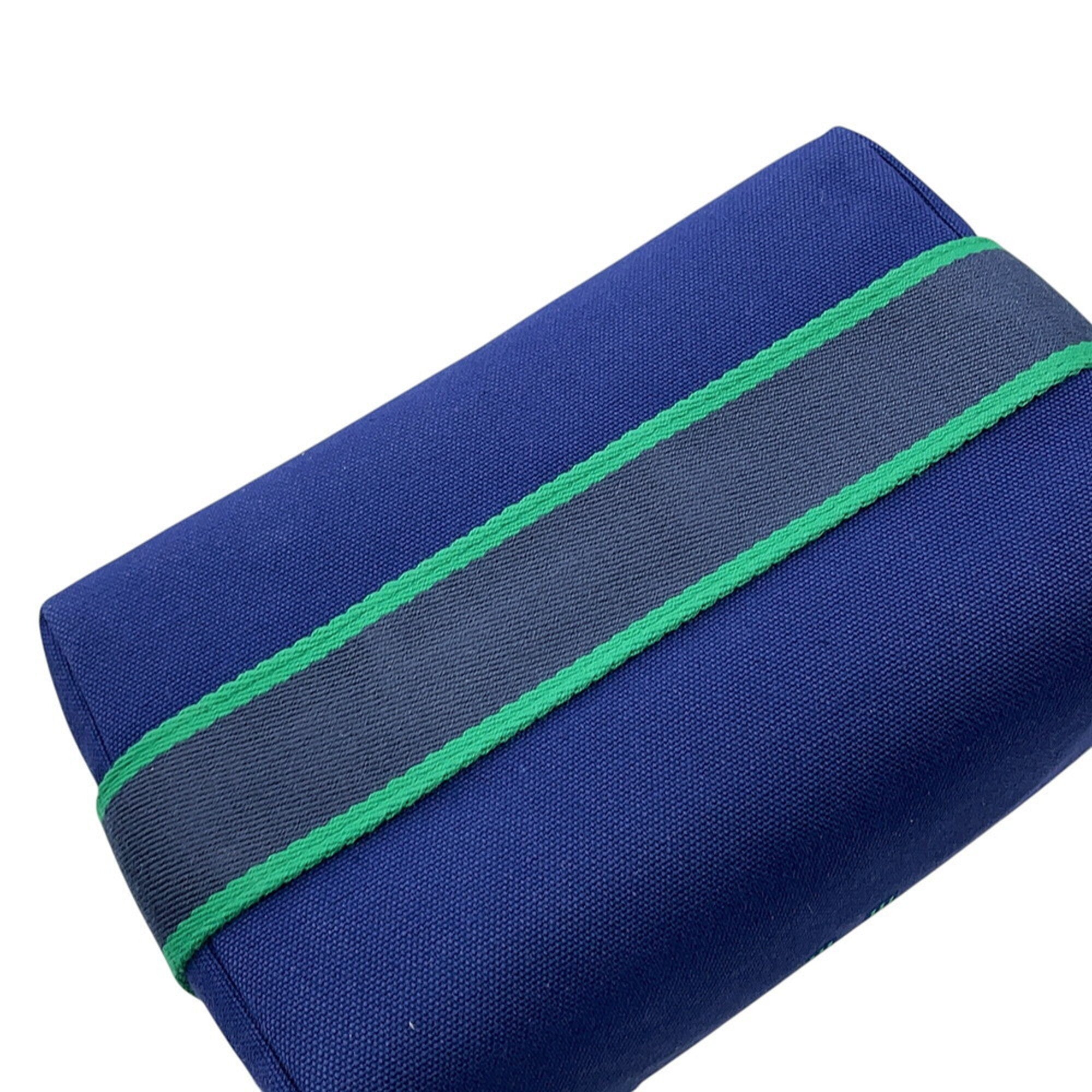 Hermes Black Canvas Handbag Pouch (Pre-Owned)