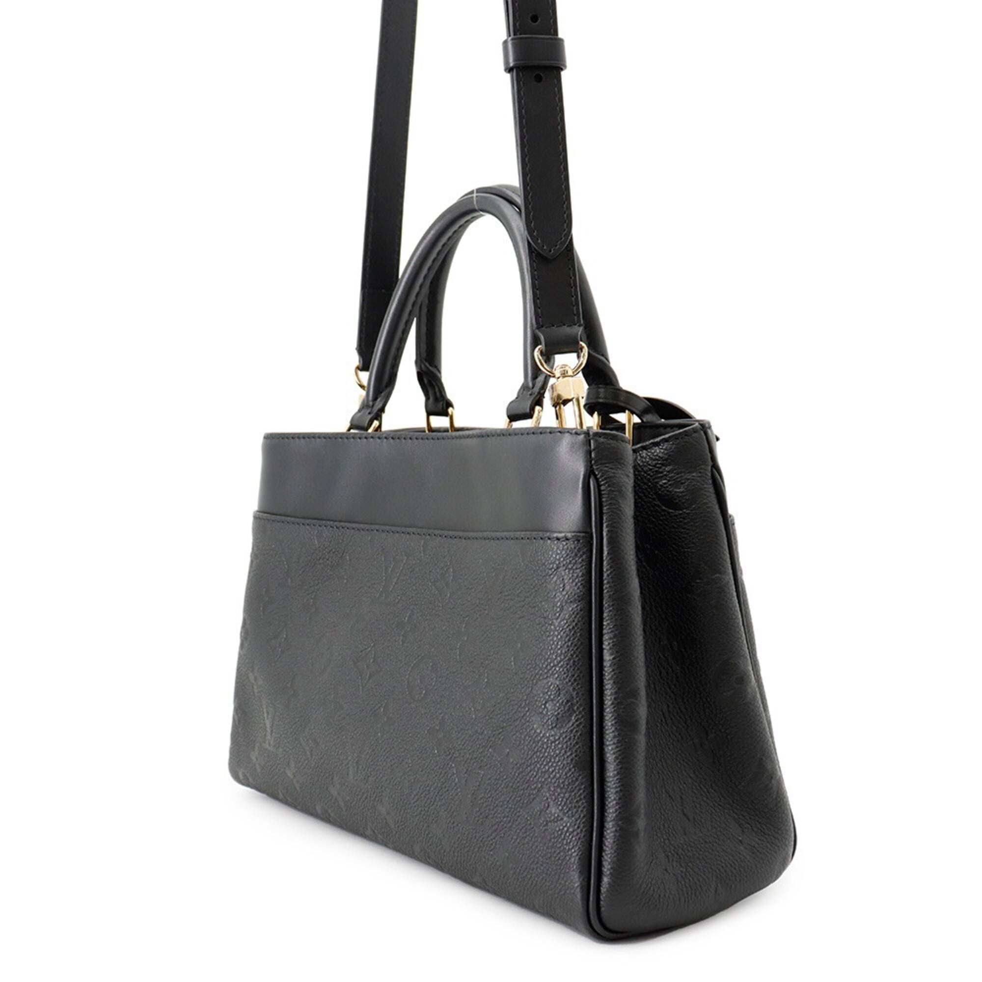Louis Vuitton Noir Monogram Empreinte Handbag Shoulder Bag (Pre-Owned)