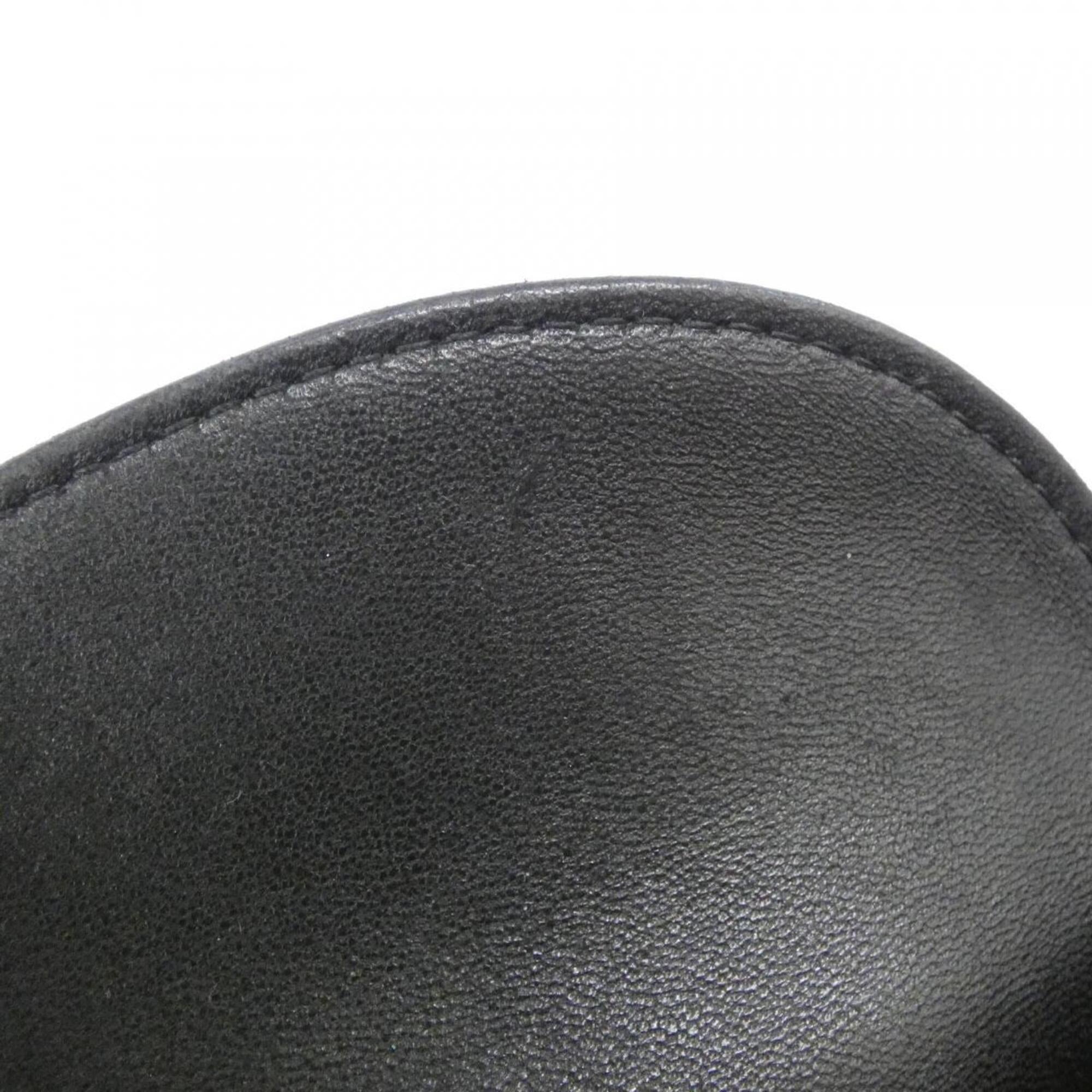 Christian Dior Lady Dior Black Leather Handbag (Pre-Owned)