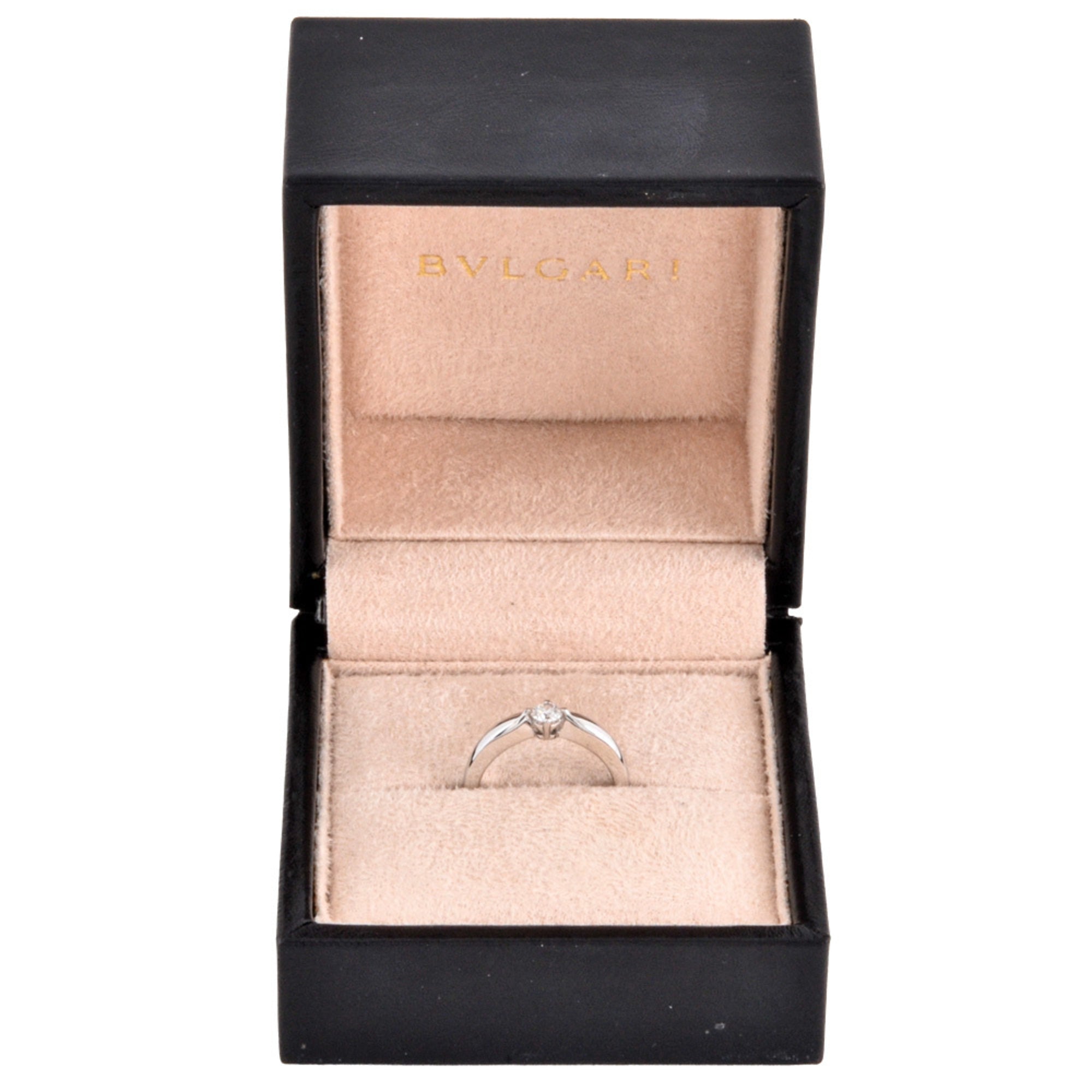 Bvlgari Platinum Platinum 950 Band Ring (Pre-Owned)