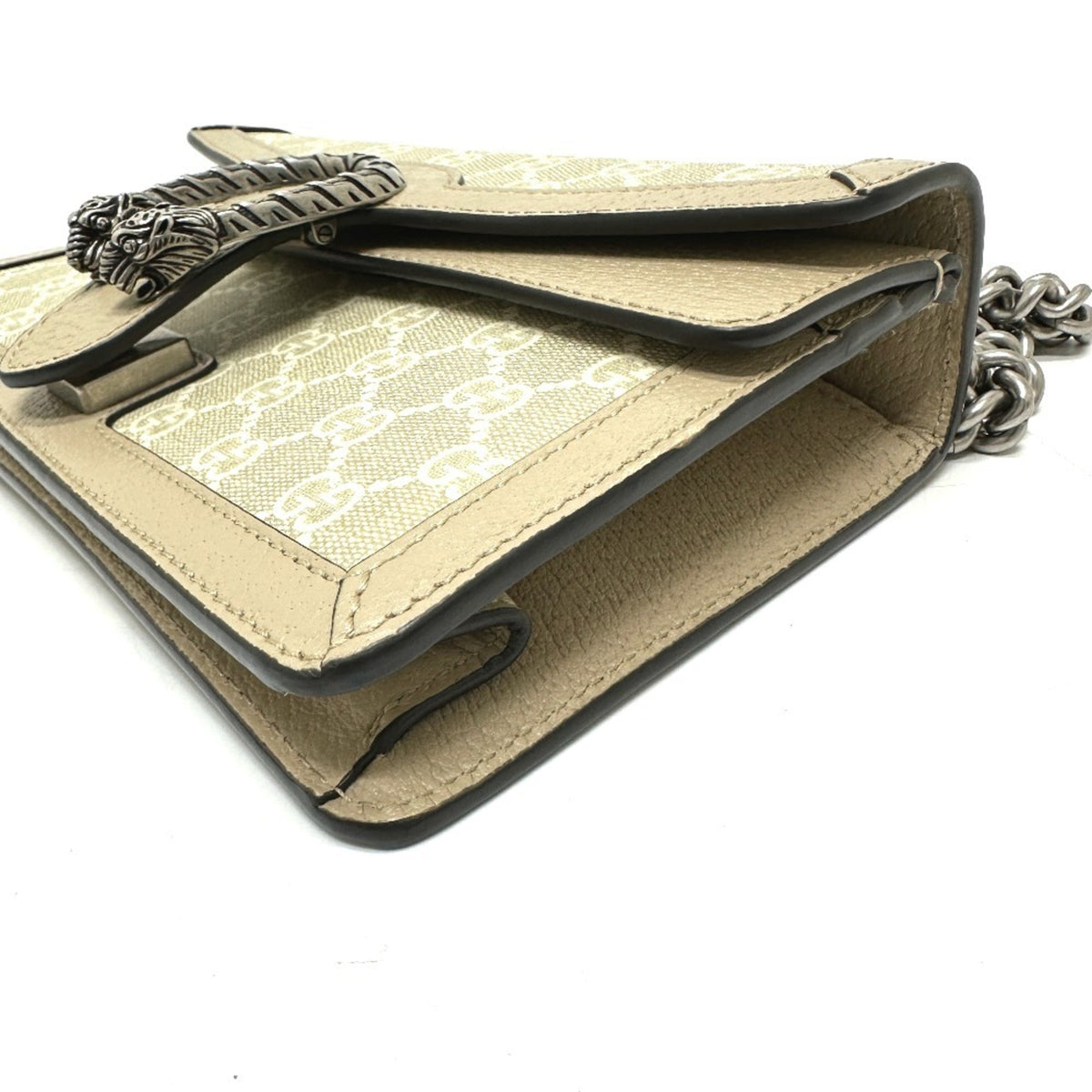 Gucci Beige Gg Supreme Shoulder Bag (Pre-Owned)