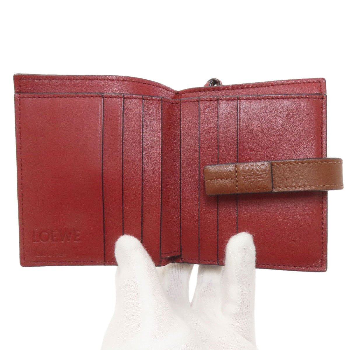 Loewe Brown Leather Wallet (Bi-Fold) (Pre-Owned)